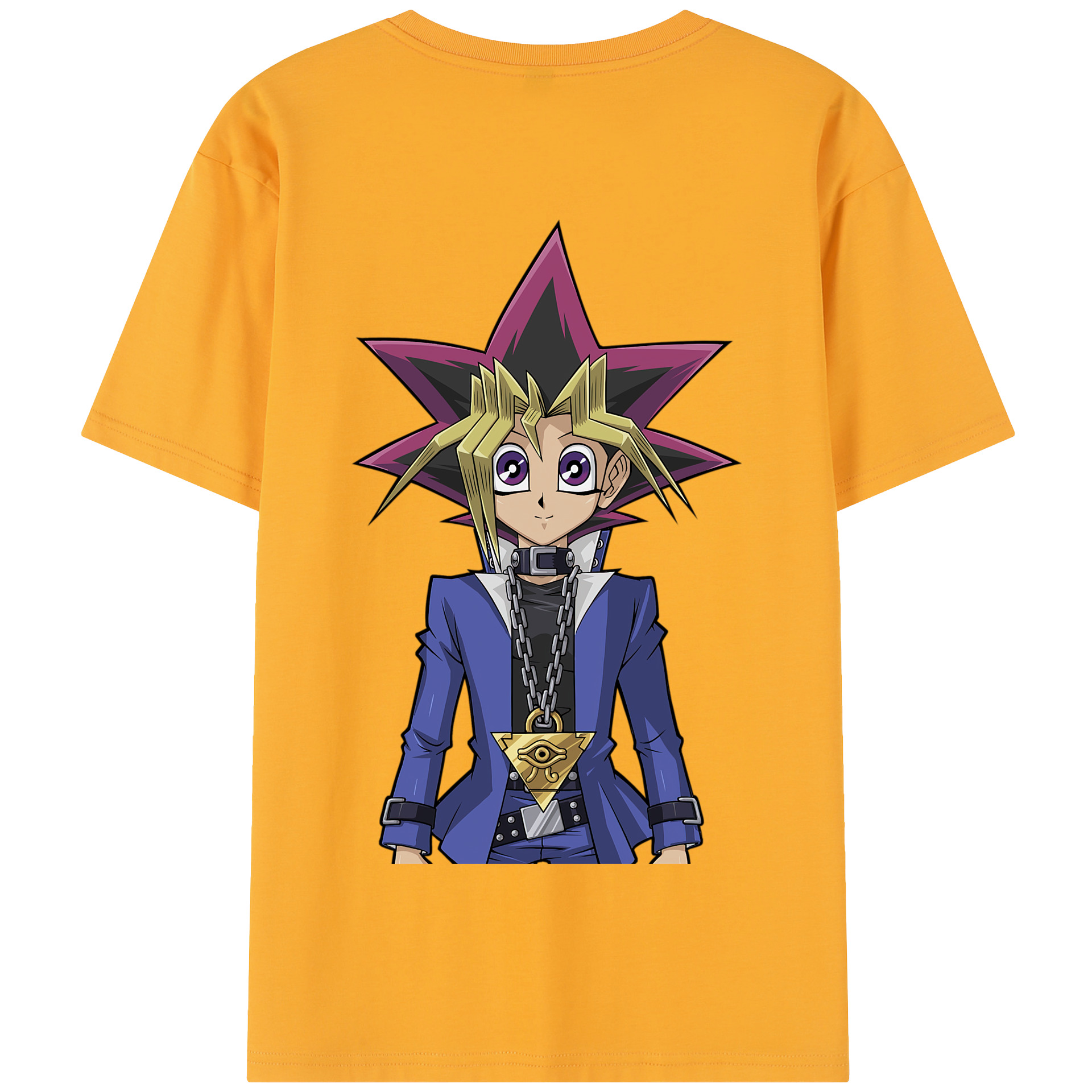 （画像用） 遊☆戯☆王 Yu-Gi-Oh! 綿100％半袖Tシャツ（背面プリント）