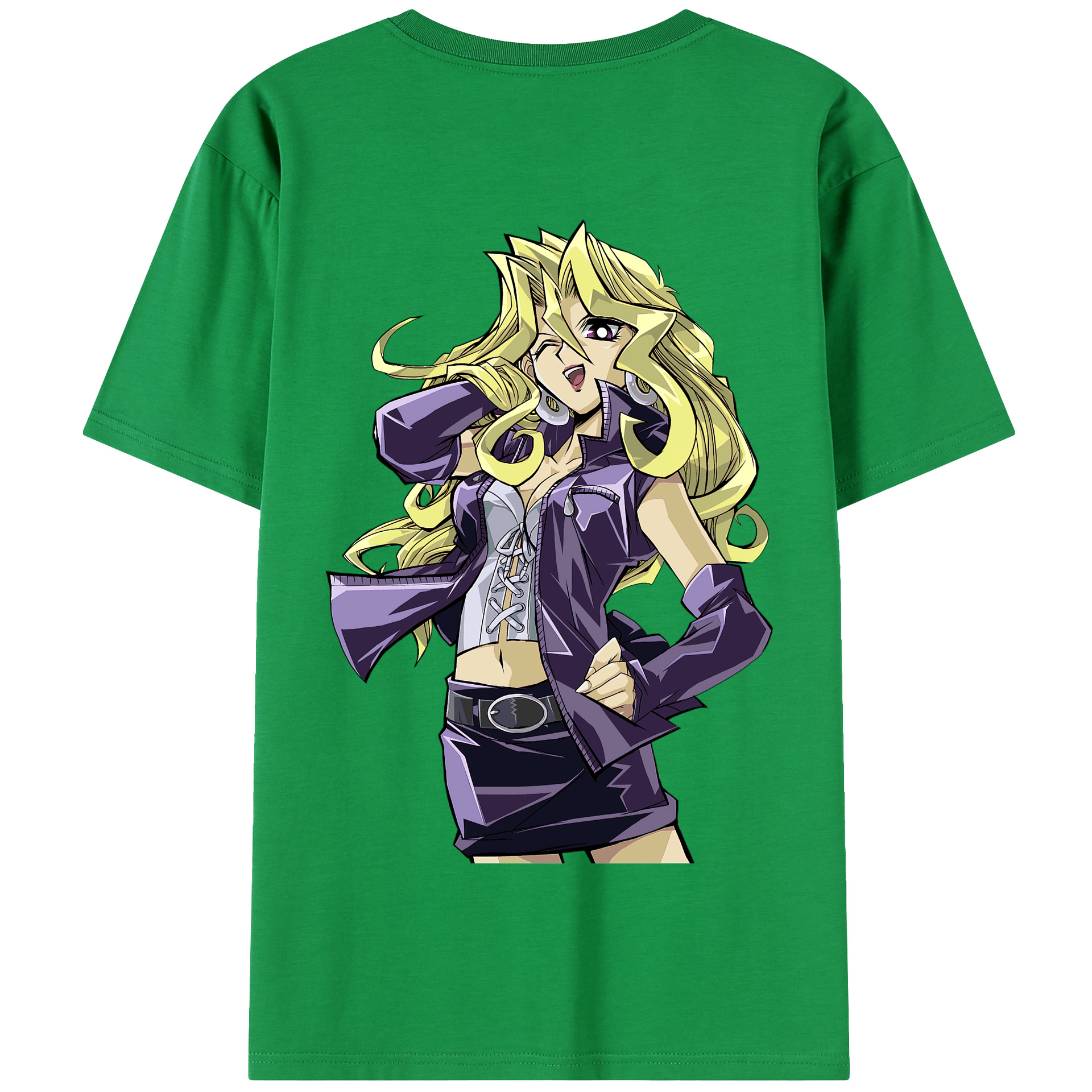 （画像用） 遊☆戯☆王 Yu-Gi-Oh! 綿100％半袖Tシャツ（背面プリント）