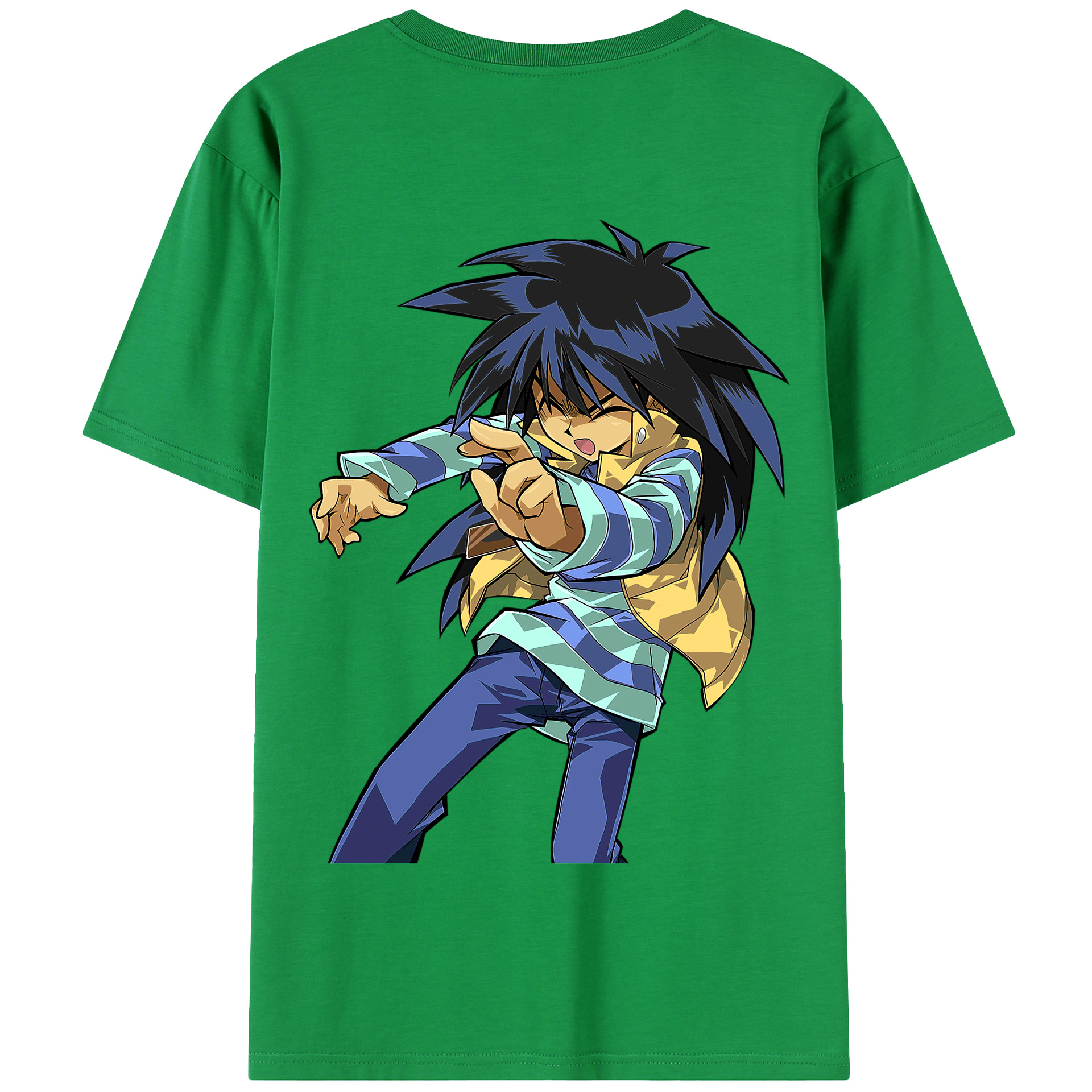 （画像用） 遊☆戯☆王 Yu-Gi-Oh! 綿100％半袖Tシャツ（背面プリント）