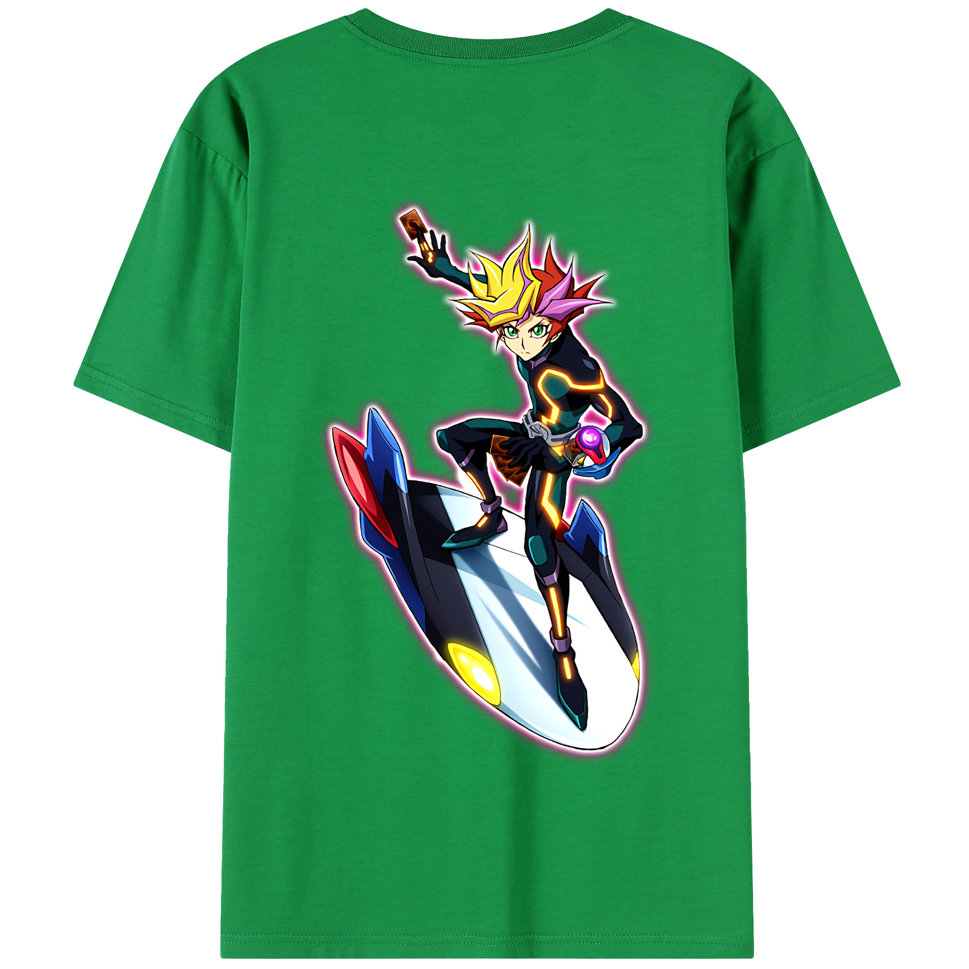 （画像用） 遊☆戯☆王 Yu-Gi-Oh! 綿100％半袖Tシャツ（背面プリント）