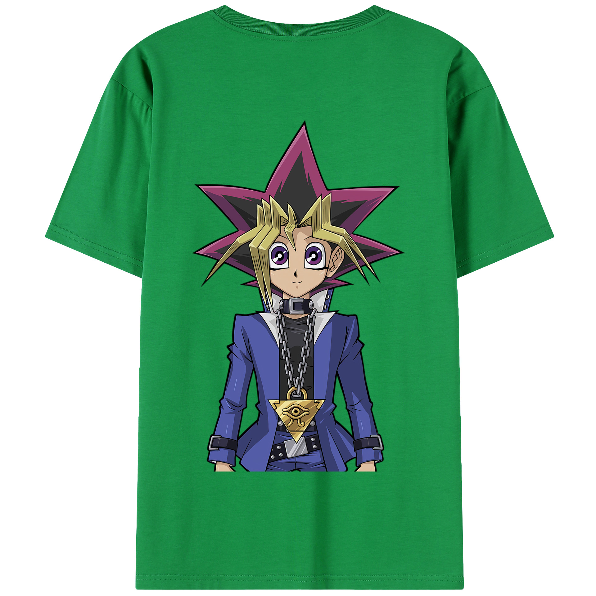 （画像用） 遊☆戯☆王 Yu-Gi-Oh! 綿100％半袖Tシャツ（背面プリント）