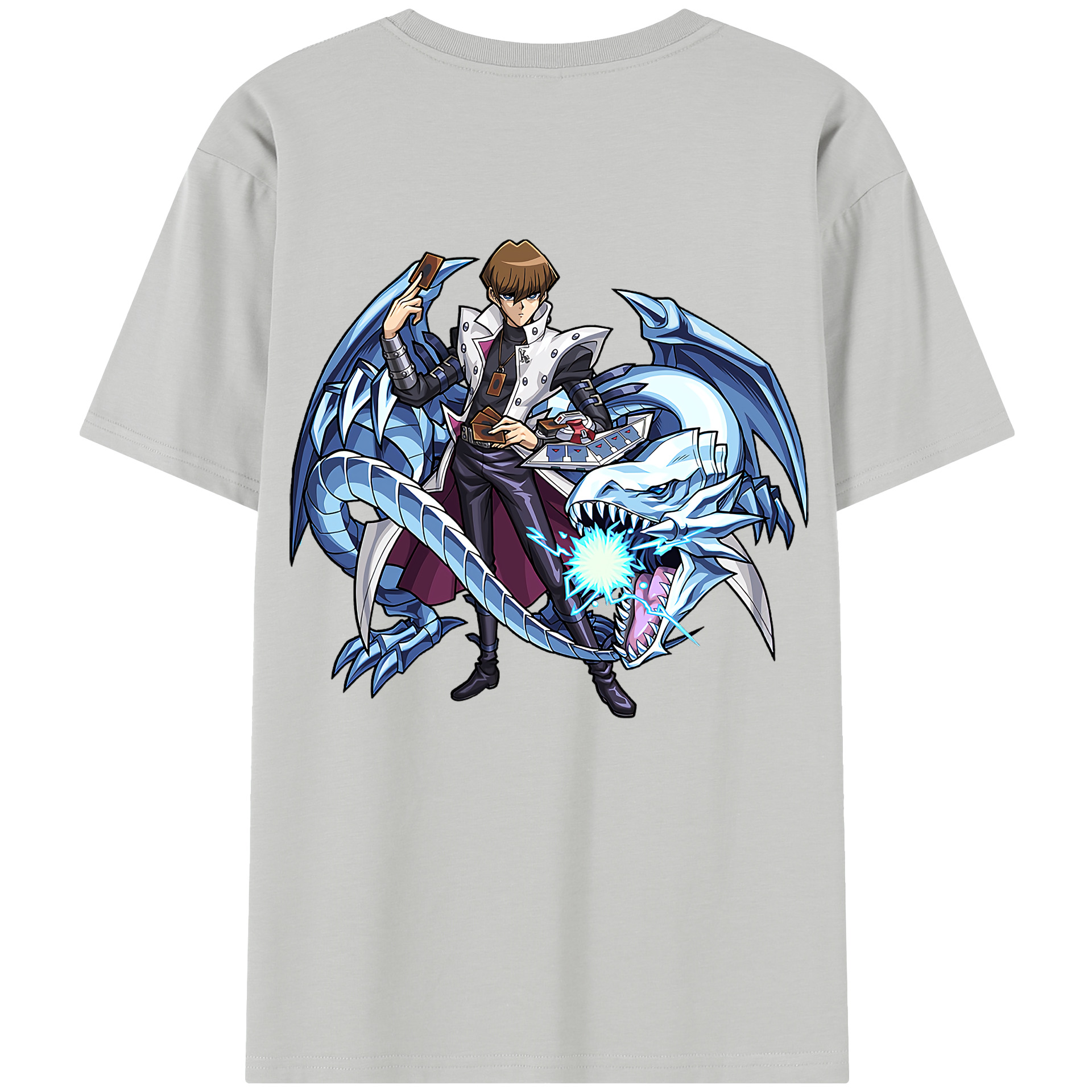 （画像用） 遊☆戯☆王 Yu-Gi-Oh! 綿100％半袖Tシャツ（背面プリント）