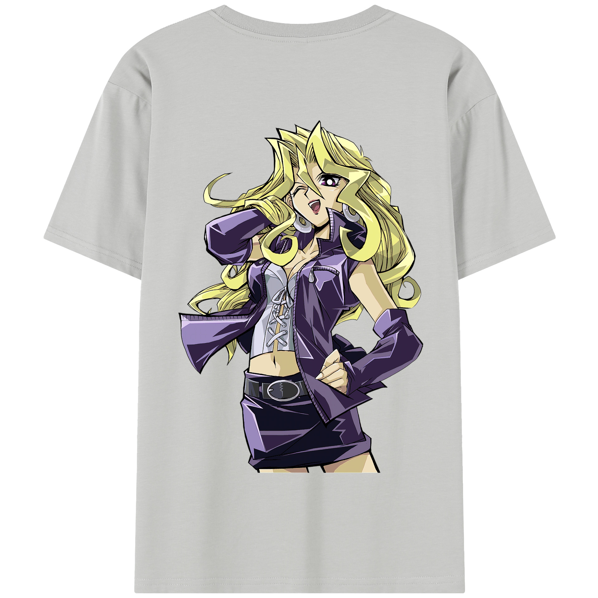 （画像用） 遊☆戯☆王 Yu-Gi-Oh! 綿100％半袖Tシャツ（背面プリント）