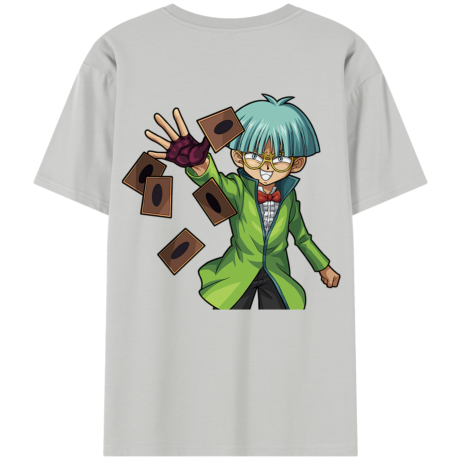 （画像用） 遊☆戯☆王 Yu-Gi-Oh! 綿100％半袖Tシャツ（背面プリント）