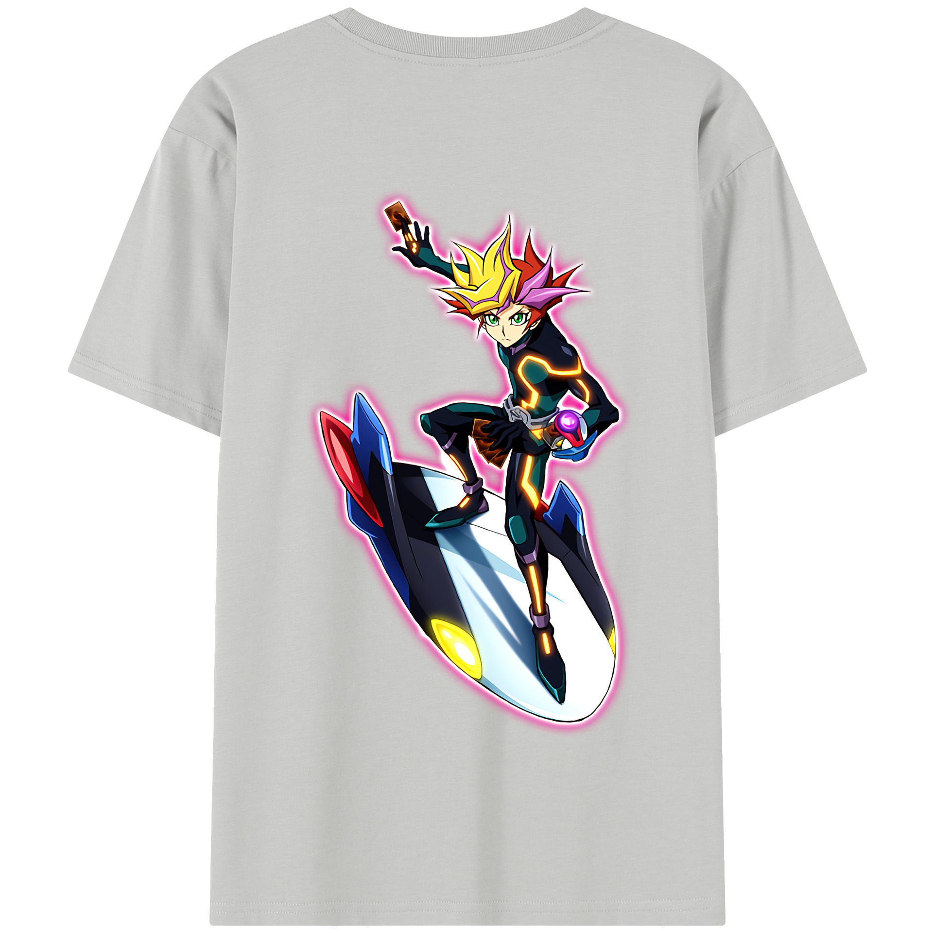 （画像用） 遊☆戯☆王 Yu-Gi-Oh! 綿100％半袖Tシャツ（背面プリント）