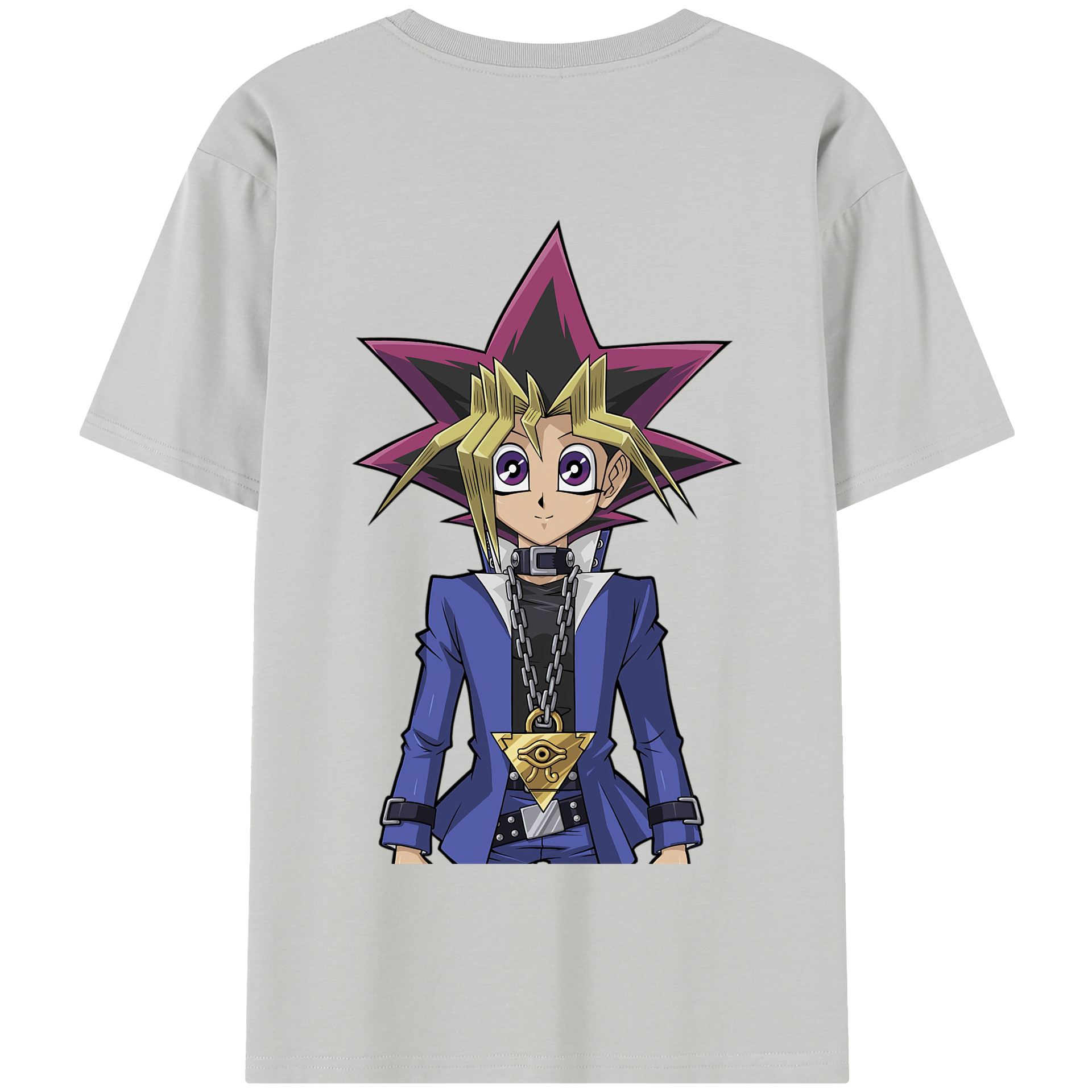 （画像用） 遊☆戯☆王 Yu-Gi-Oh! 綿100％半袖Tシャツ（背面プリント）