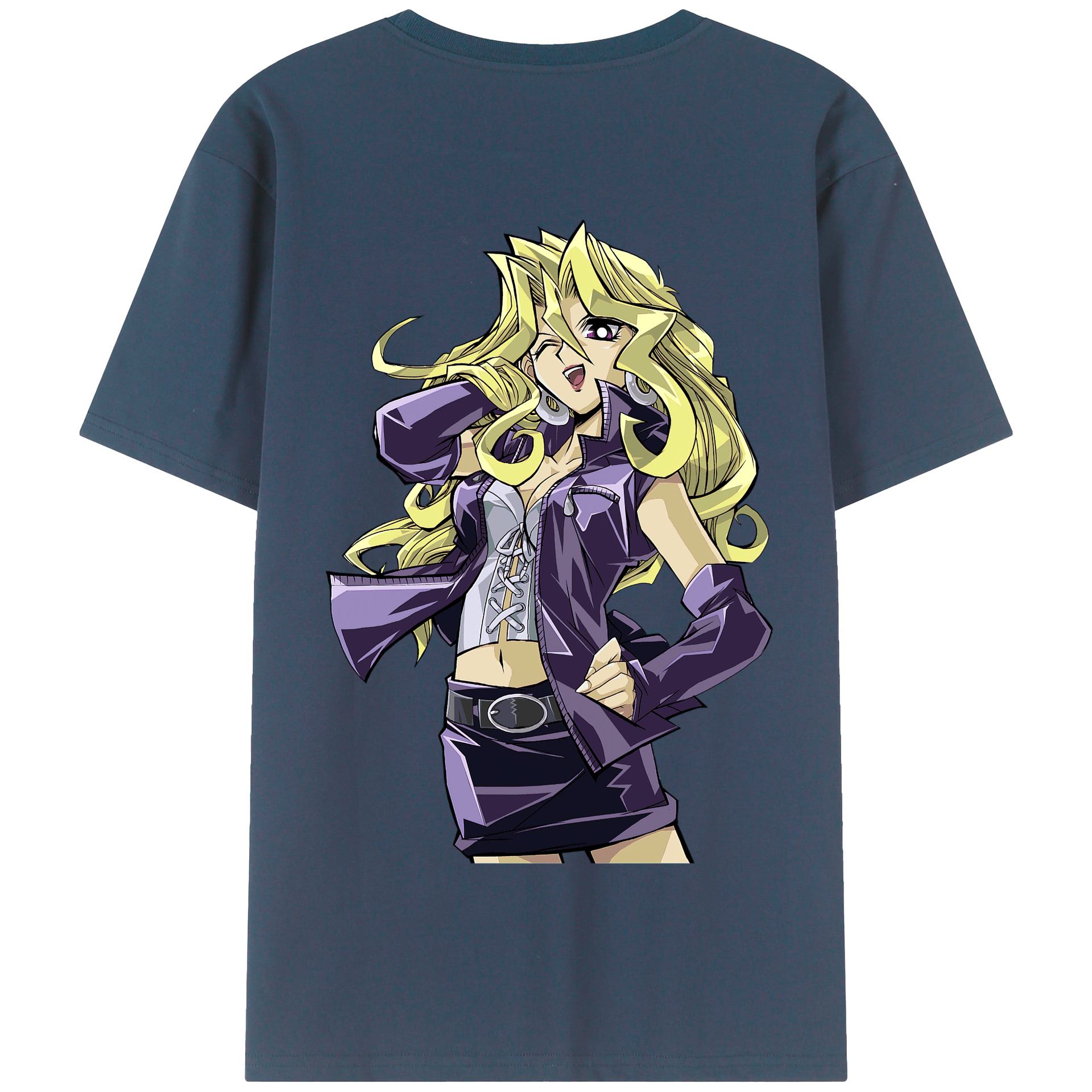 （画像用） 遊☆戯☆王 Yu-Gi-Oh! 綿100％半袖Tシャツ（背面プリント）
