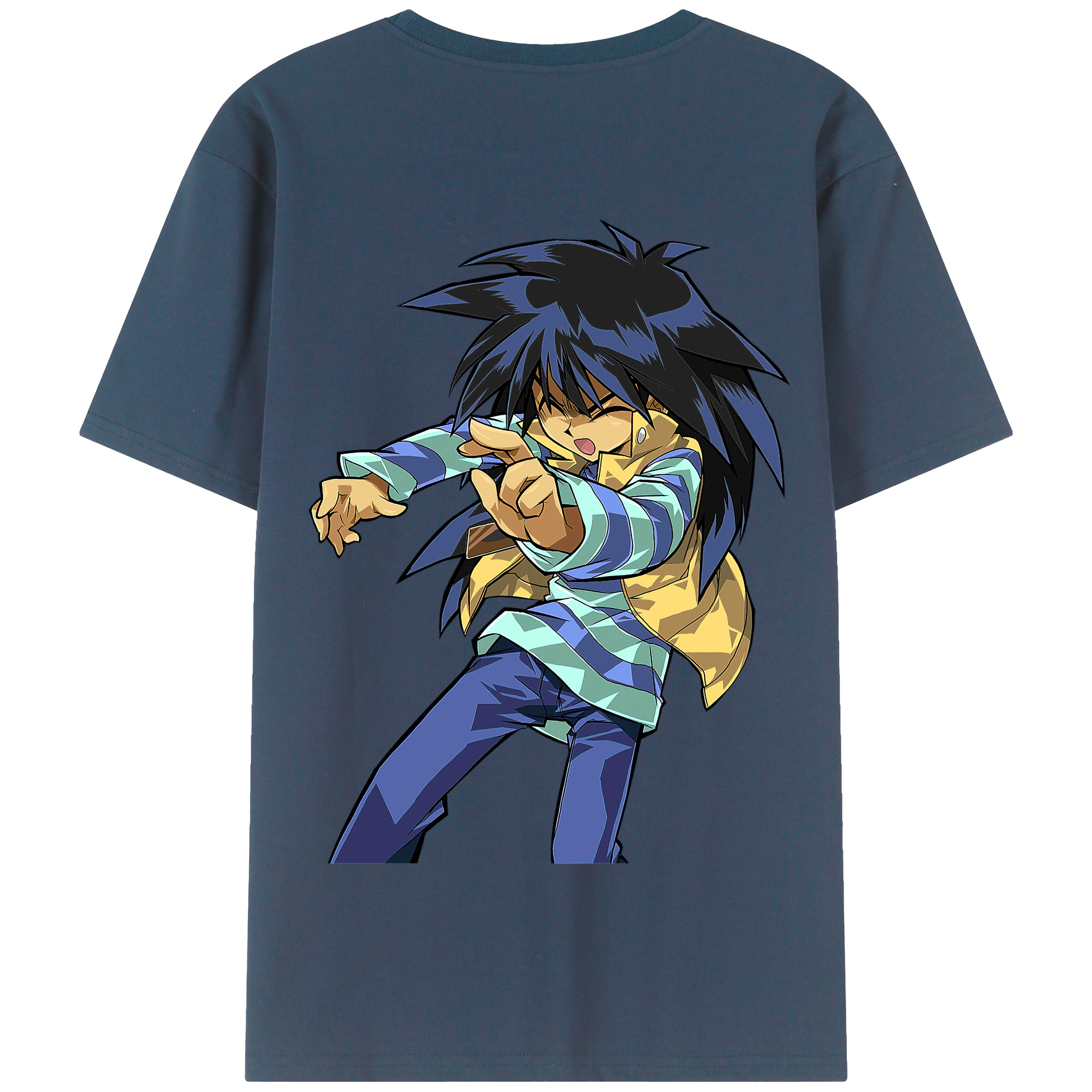 （画像用） 遊☆戯☆王 Yu-Gi-Oh! 綿100％半袖Tシャツ（背面プリント）