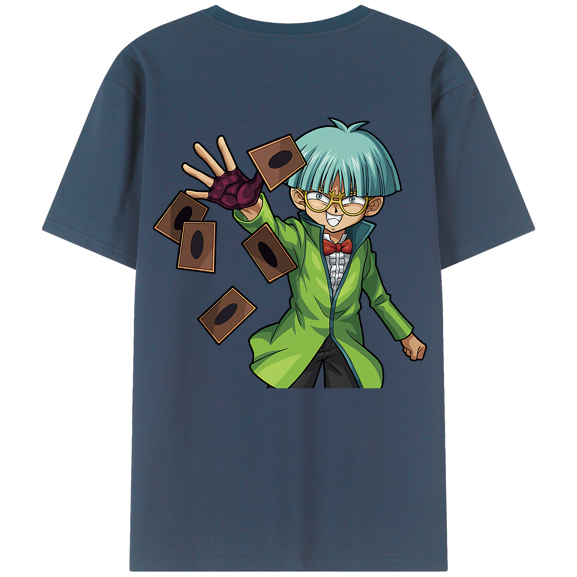 （画像用） 遊☆戯☆王 Yu-Gi-Oh! 綿100％半袖Tシャツ（背面プリント）