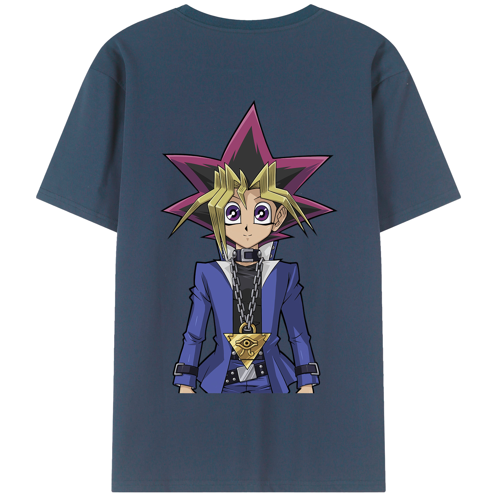 （画像用） 遊☆戯☆王 Yu-Gi-Oh! 綿100％半袖Tシャツ（背面プリント）