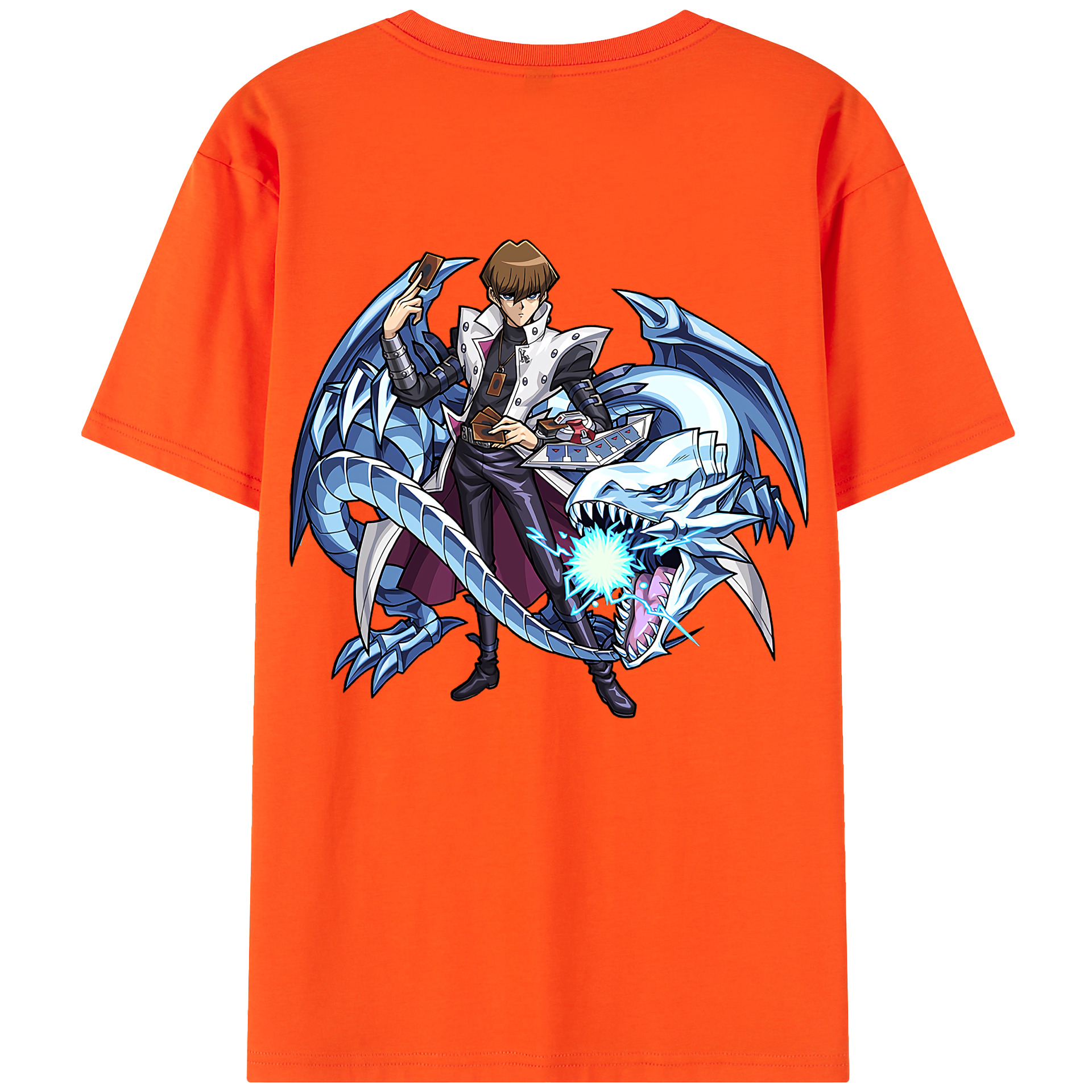 （画像用） 遊☆戯☆王 Yu-Gi-Oh! 綿100％半袖Tシャツ（背面プリント）