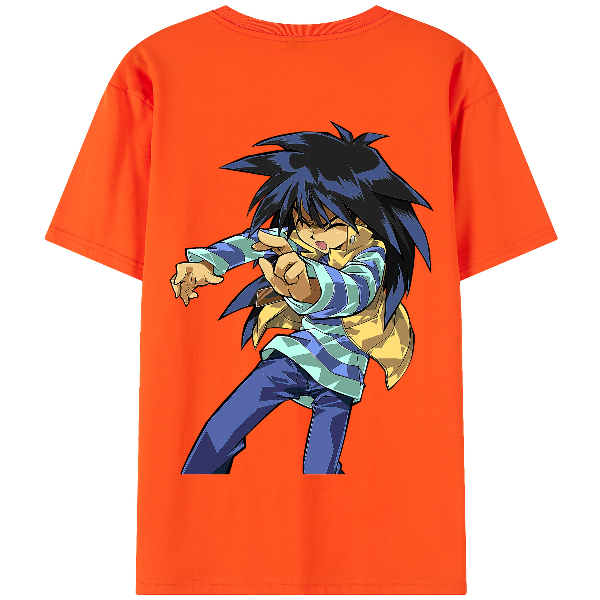 （画像用） 遊☆戯☆王 Yu-Gi-Oh! 綿100％半袖Tシャツ（背面プリント）