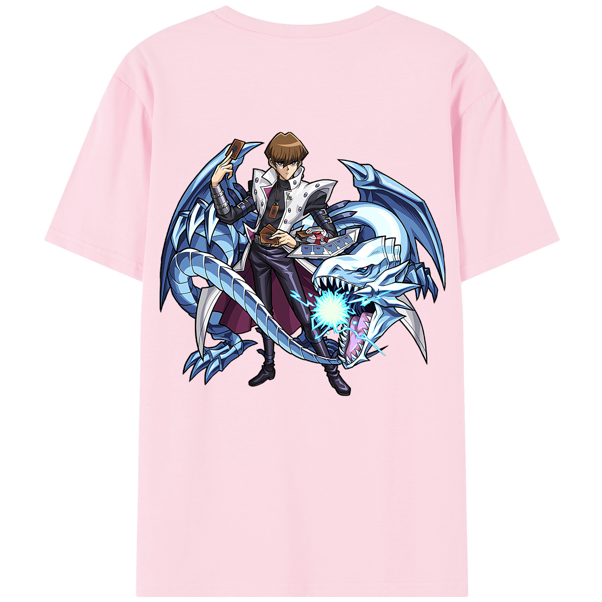 （画像用） 遊☆戯☆王 Yu-Gi-Oh! 綿100％半袖Tシャツ（背面プリント）