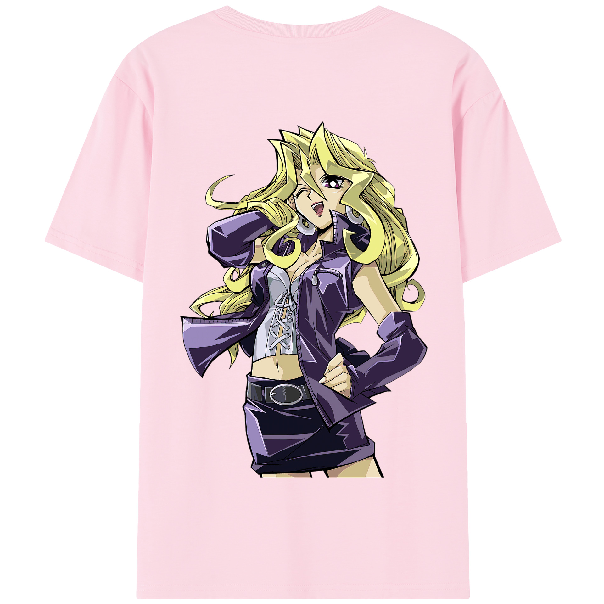 （画像用） 遊☆戯☆王 Yu-Gi-Oh! 綿100％半袖Tシャツ（背面プリント）