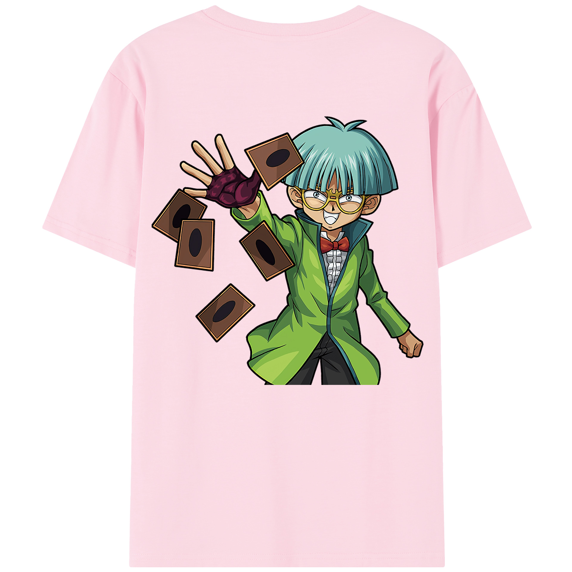 （画像用） 遊☆戯☆王 Yu-Gi-Oh! 綿100％半袖Tシャツ（背面プリント）