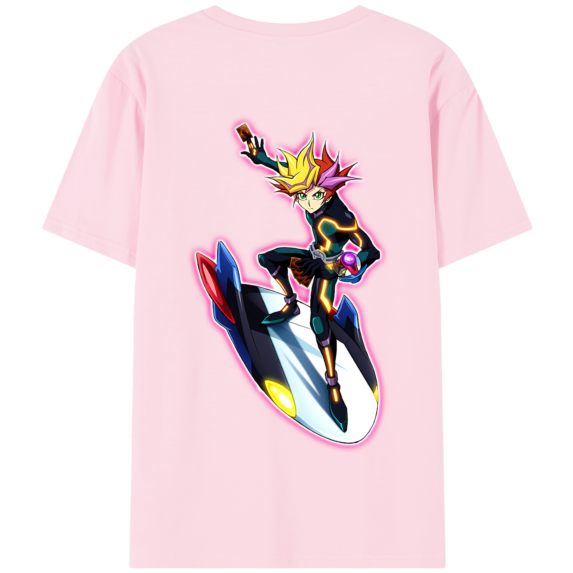 （画像用） 遊☆戯☆王 Yu-Gi-Oh! 綿100％半袖Tシャツ（背面プリント）