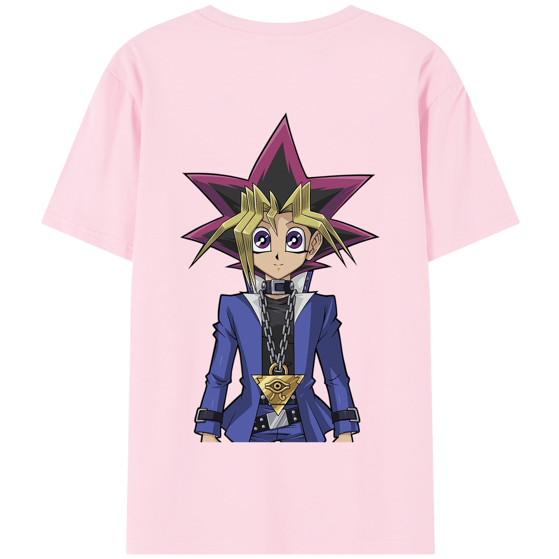 （画像用） 遊☆戯☆王 Yu-Gi-Oh! 綿100％半袖Tシャツ（背面プリント）