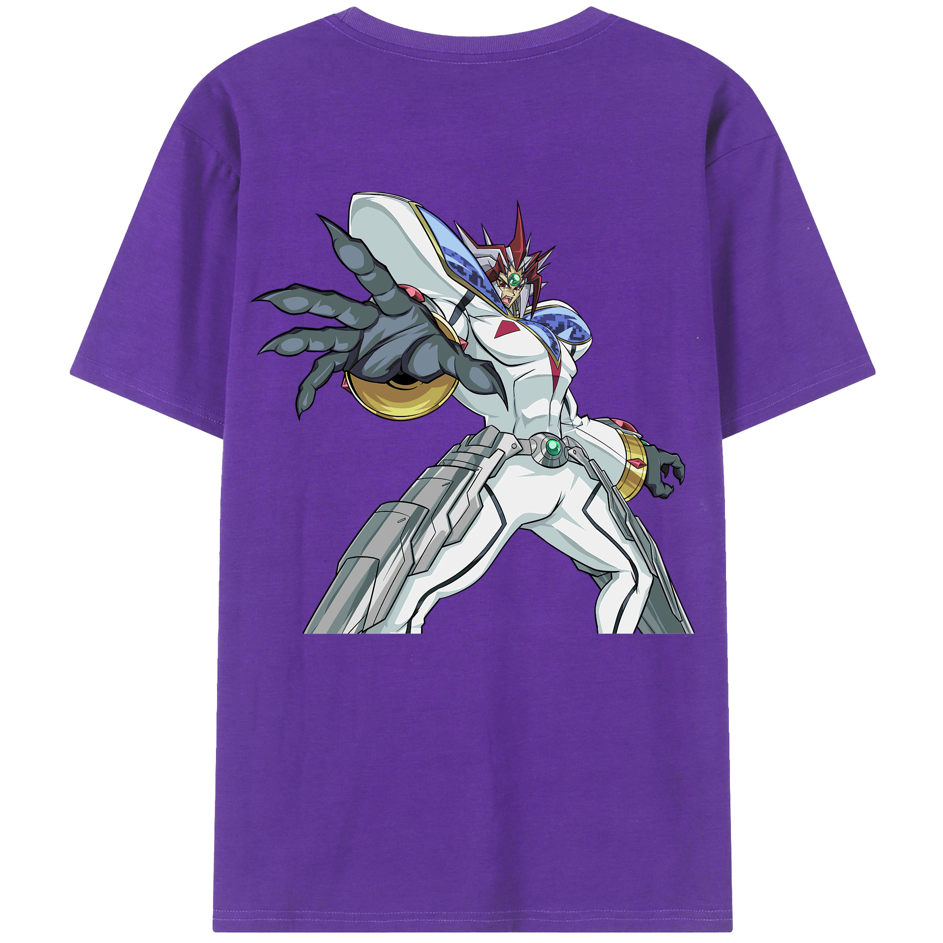 （画像用） 遊☆戯☆王 Yu-Gi-Oh! 綿100％半袖Tシャツ（背面プリント）
