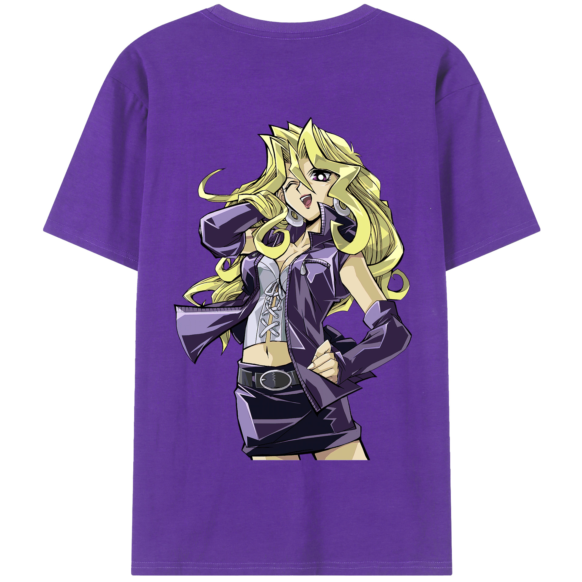 （画像用） 遊☆戯☆王 Yu-Gi-Oh! 綿100％半袖Tシャツ（背面プリント）