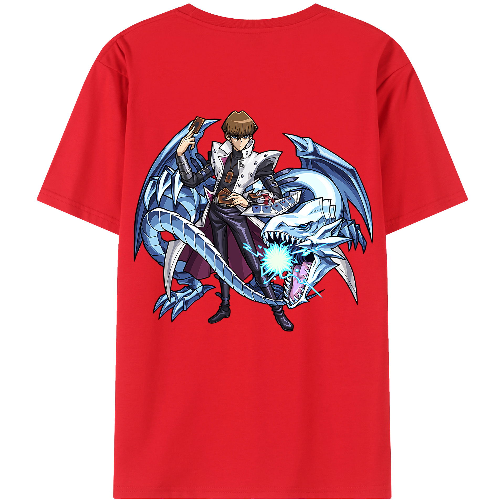 （画像用） 遊☆戯☆王 Yu-Gi-Oh! 綿100％半袖Tシャツ（背面プリント）
