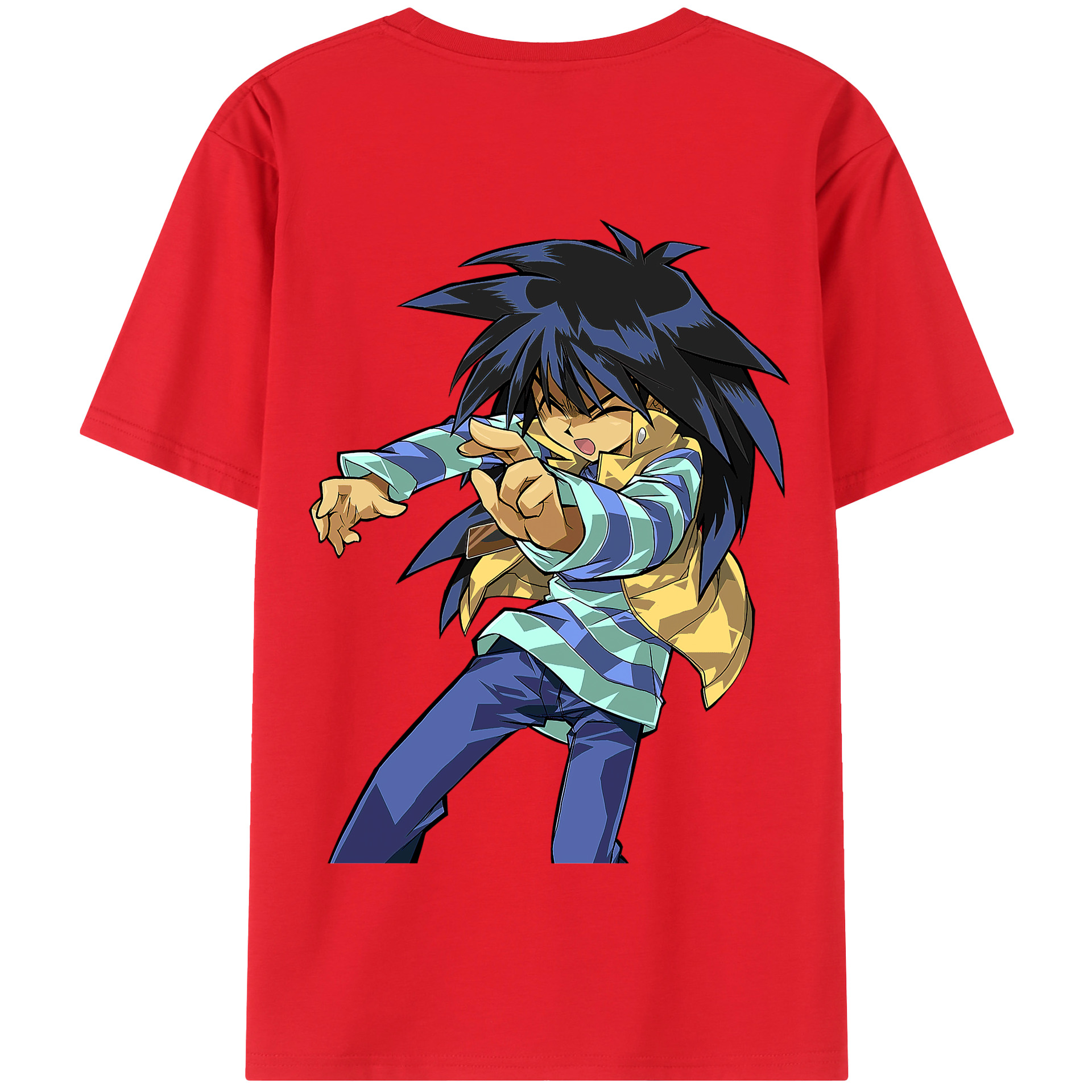 （画像用） 遊☆戯☆王 Yu-Gi-Oh! 綿100％半袖Tシャツ（背面プリント）