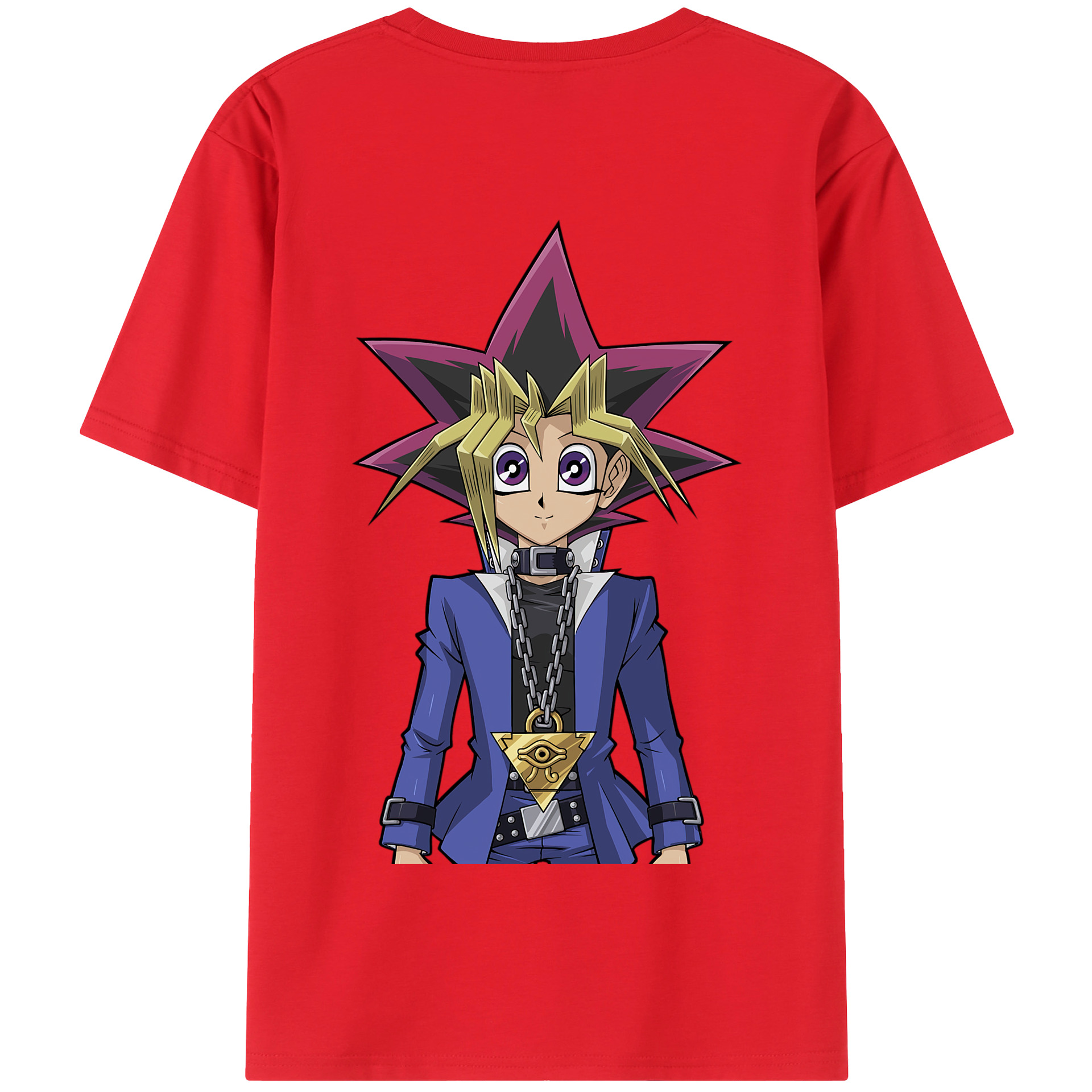 （画像用） 遊☆戯☆王 Yu-Gi-Oh! 綿100％半袖Tシャツ（背面プリント）