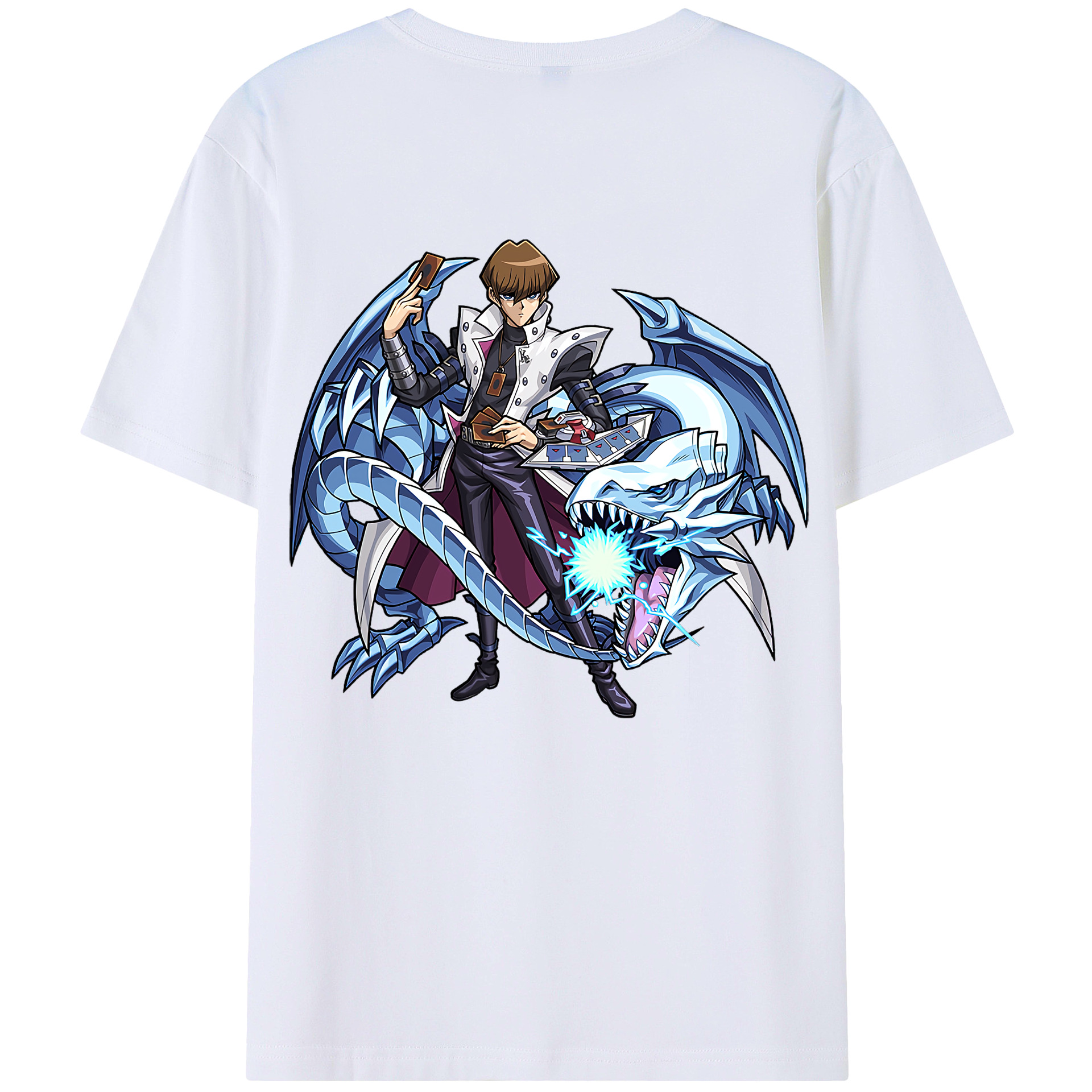 （画像用） 遊☆戯☆王 Yu-Gi-Oh! 綿100％半袖Tシャツ（背面プリント）