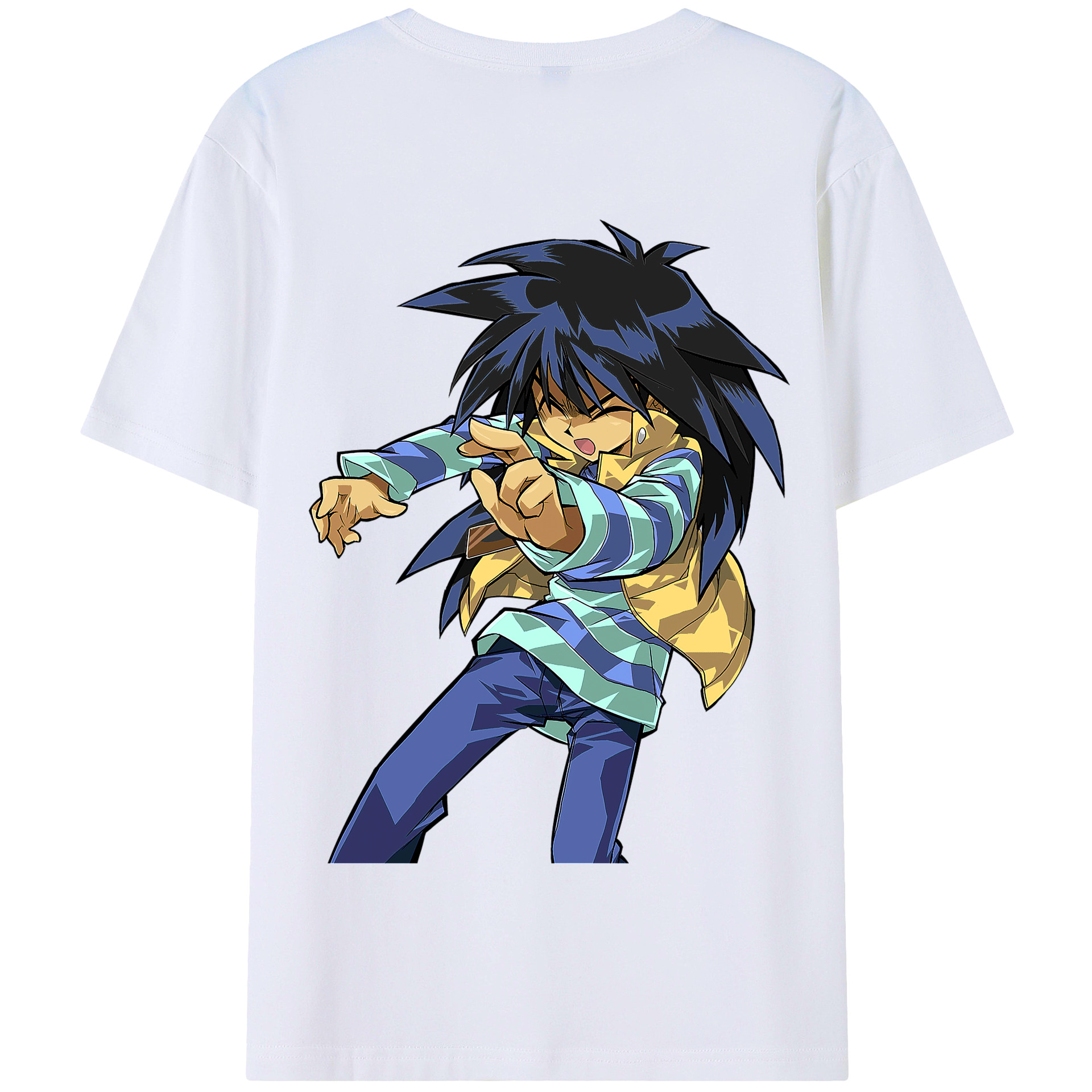 （画像用） 遊☆戯☆王 Yu-Gi-Oh! 綿100％半袖Tシャツ（背面プリント）