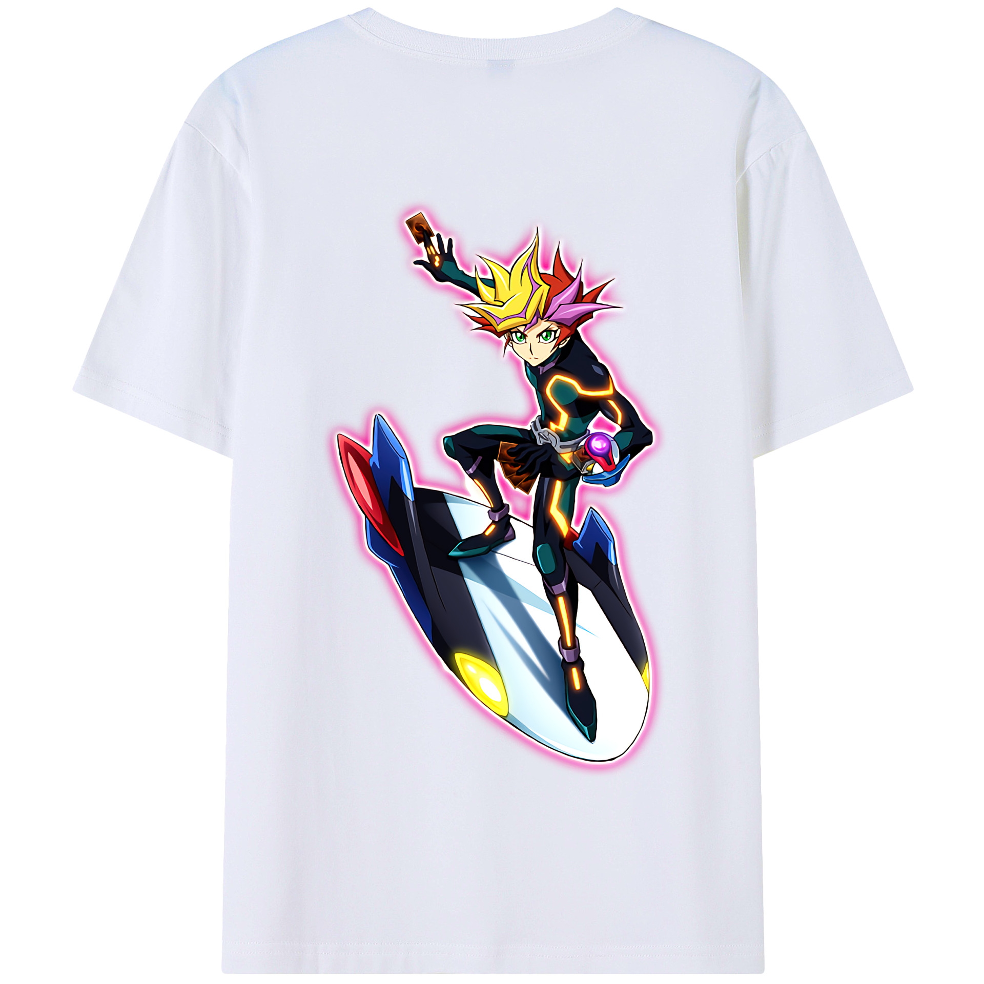 （画像用） 遊☆戯☆王 Yu-Gi-Oh! 綿100％半袖Tシャツ（背面プリント）