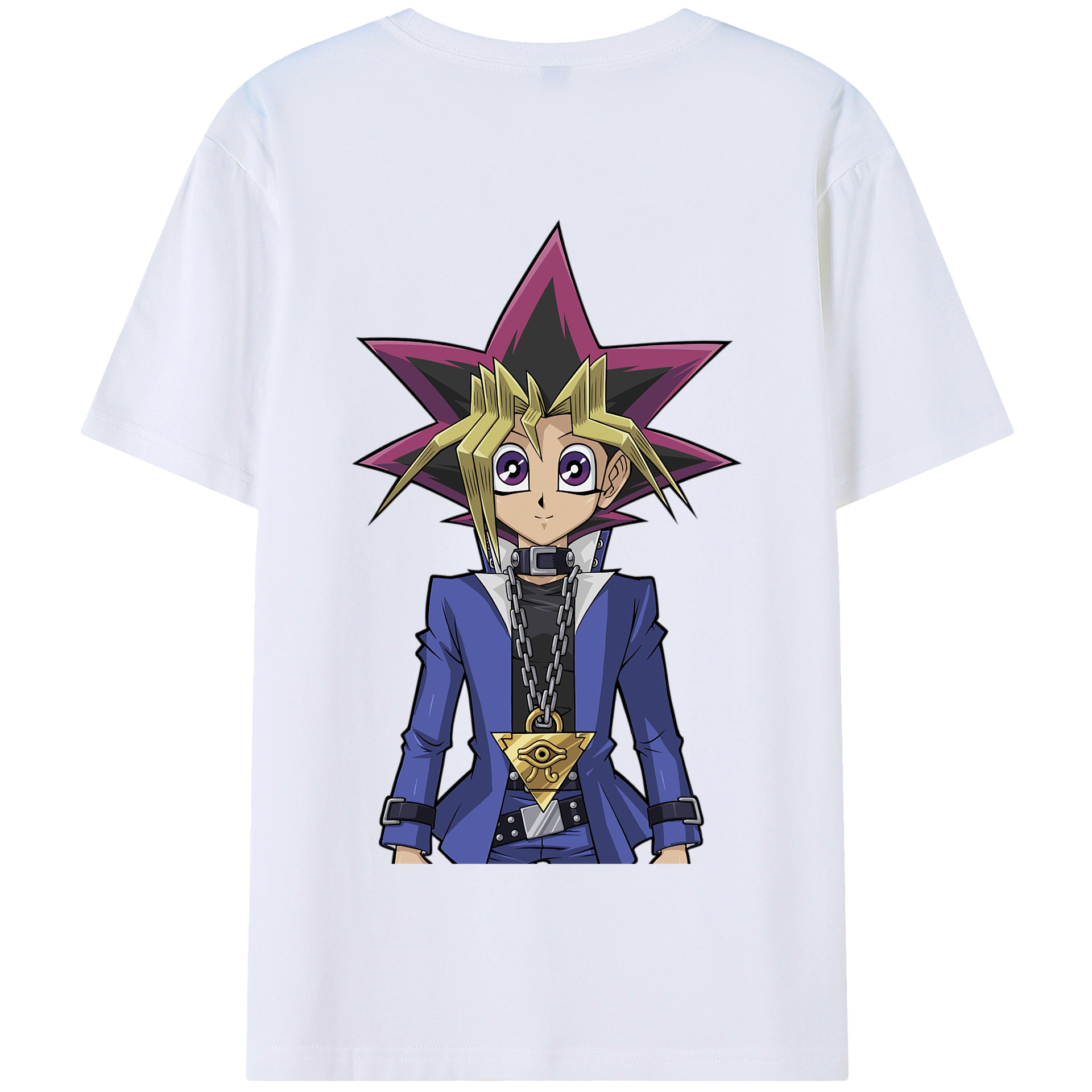 （画像用） 遊☆戯☆王 Yu-Gi-Oh! 綿100％半袖Tシャツ（背面プリント）