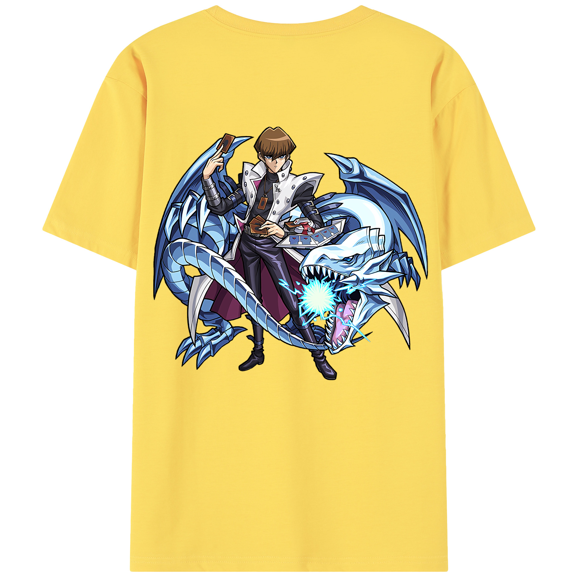 （画像用） 遊☆戯☆王 Yu-Gi-Oh! 綿100％半袖Tシャツ（背面プリント）