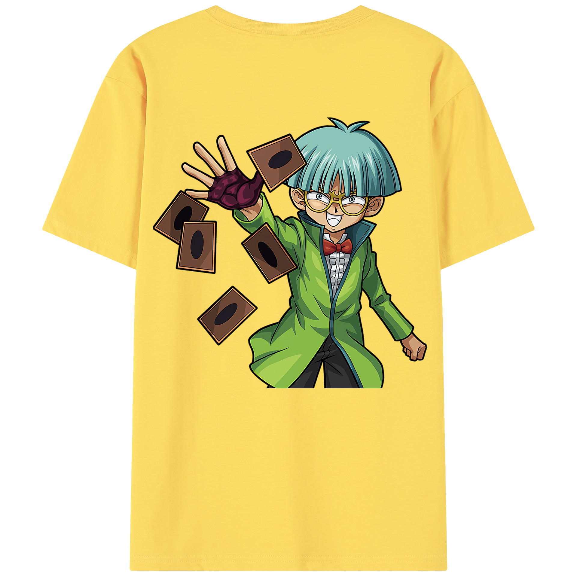 （画像用） 遊☆戯☆王 Yu-Gi-Oh! 綿100％半袖Tシャツ（背面プリント）