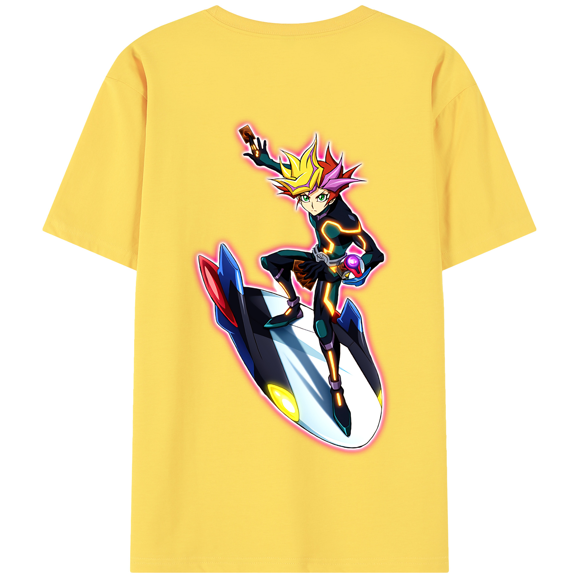 （画像用） 遊☆戯☆王 Yu-Gi-Oh! 綿100％半袖Tシャツ（背面プリント）