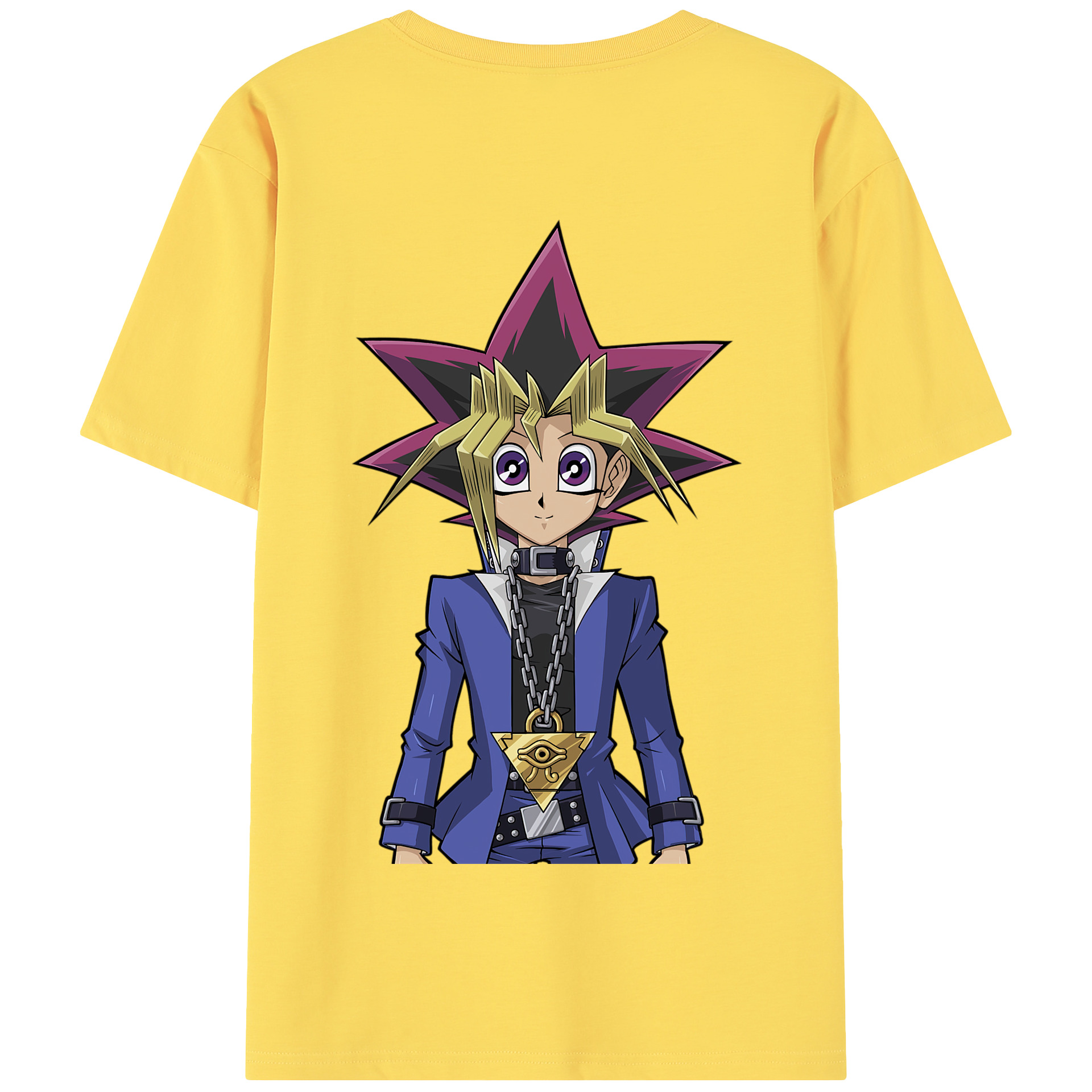 （画像用） 遊☆戯☆王 Yu-Gi-Oh! 綿100％半袖Tシャツ（背面プリント）
