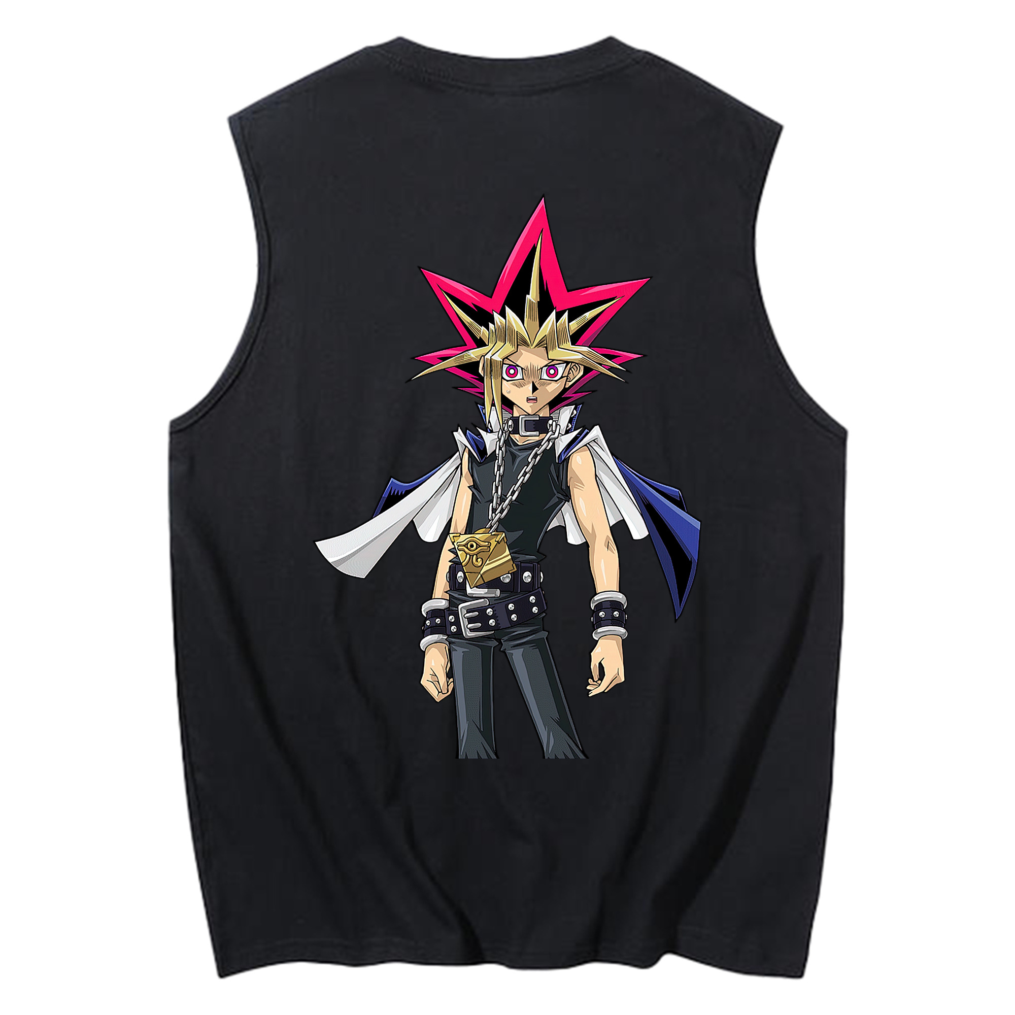 （画像用） 遊☆戯☆王 Yu-Gi-Oh! コットン100％タンクトップ（背面プリント）
