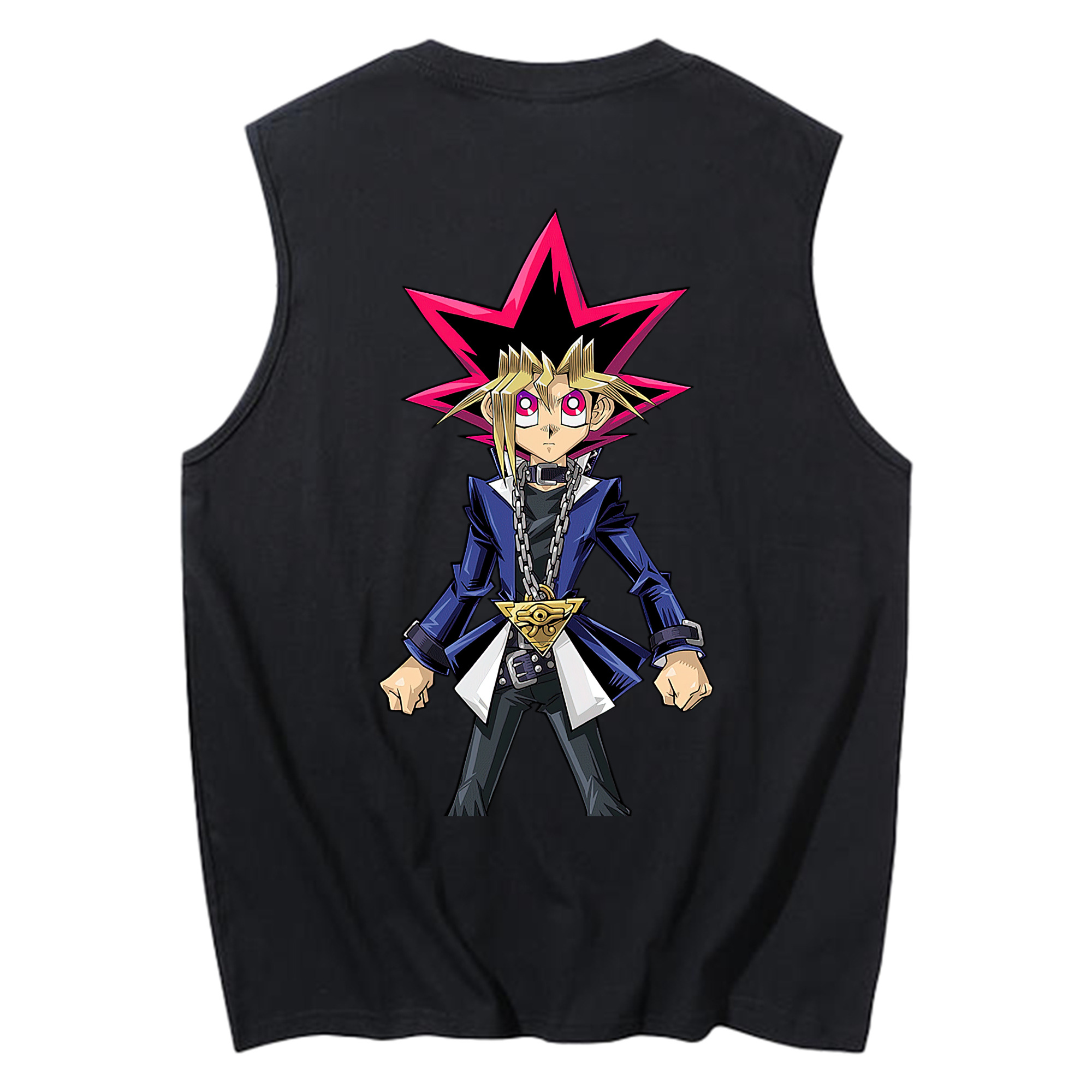 （画像用） 遊☆戯☆王 Yu-Gi-Oh! コットン100％タンクトップ（背面プリント）