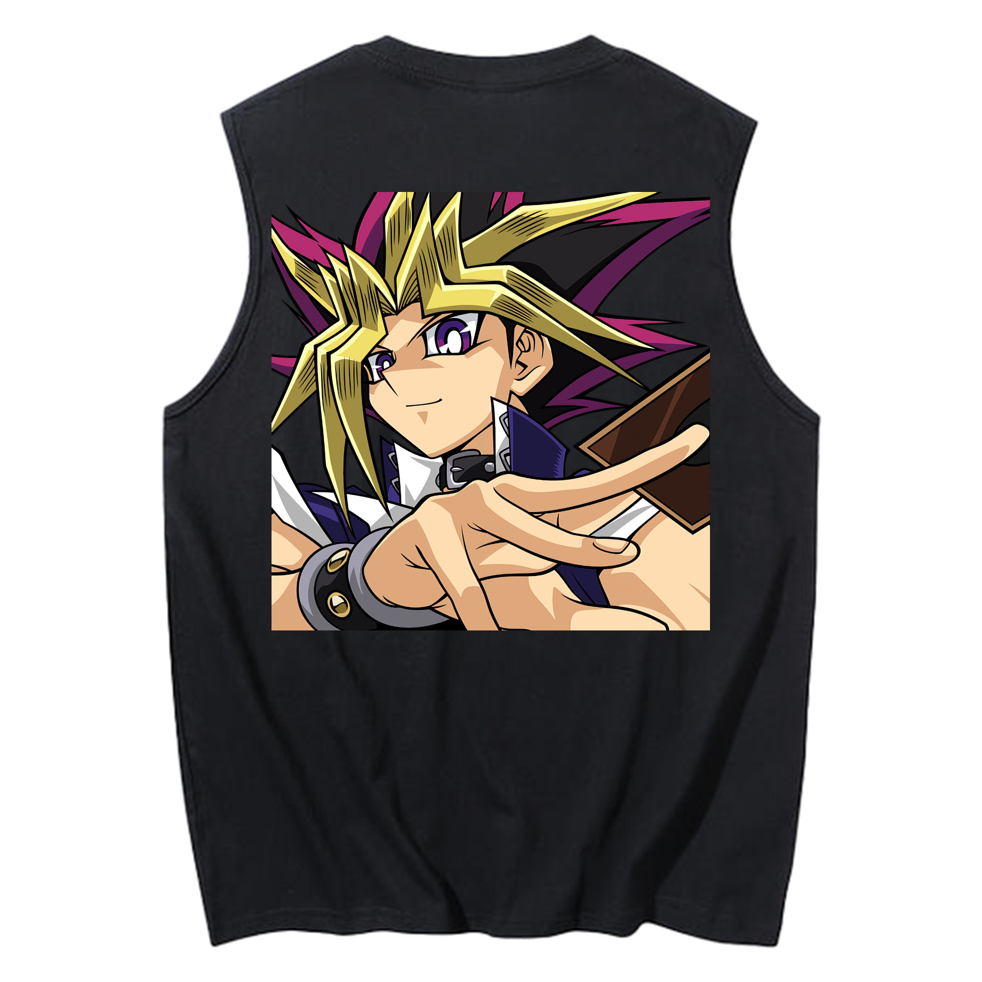 （画像用） 遊☆戯☆王 Yu-Gi-Oh! コットン100％タンクトップ（背面プリント）