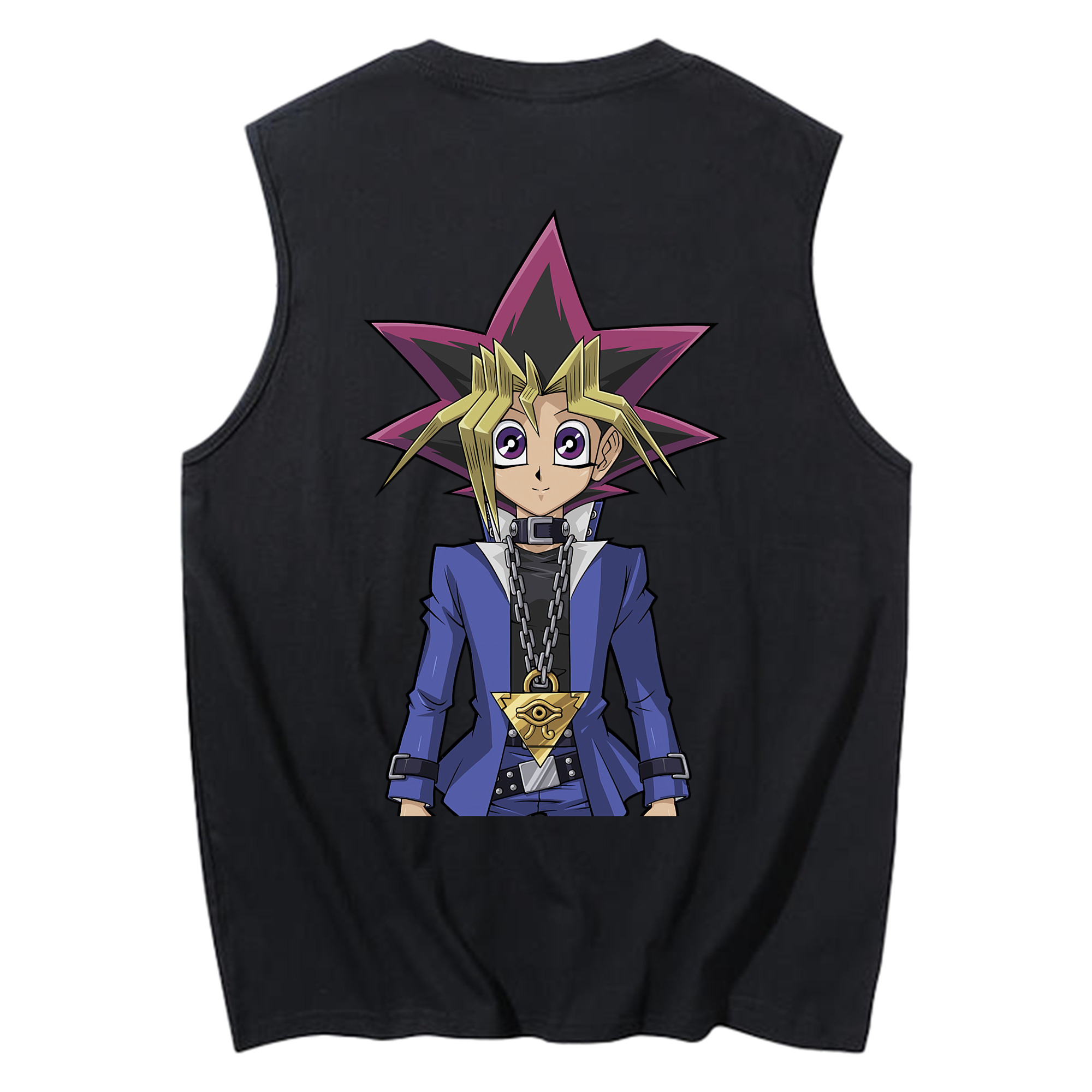 （画像用） 遊☆戯☆王 Yu-Gi-Oh! コットン100％タンクトップ（背面プリント）