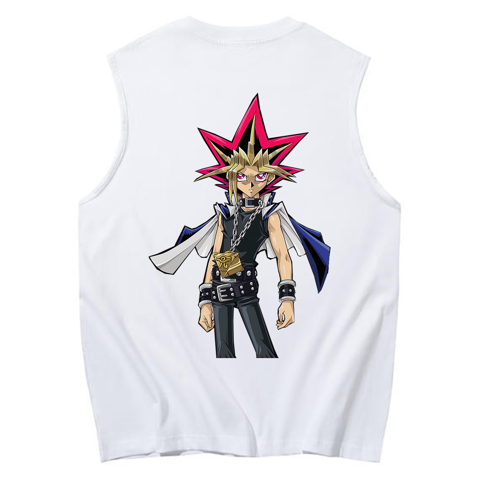 （画像用） 遊☆戯☆王 Yu-Gi-Oh! コットン100％タンクトップ（背面プリント）