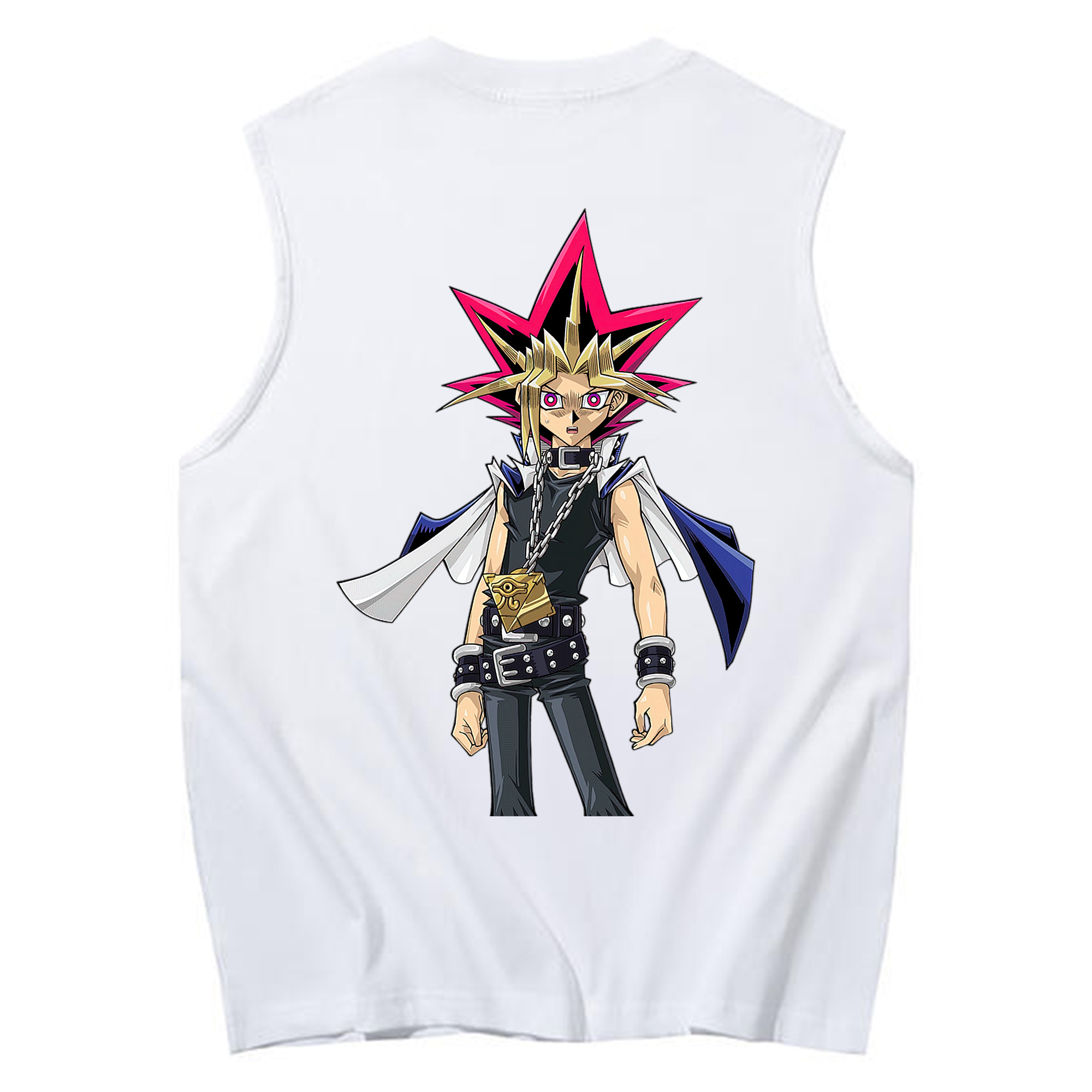 （画像用） 遊☆戯☆王 Yu-Gi-Oh! コットン100％タンクトップ（背面プリント）