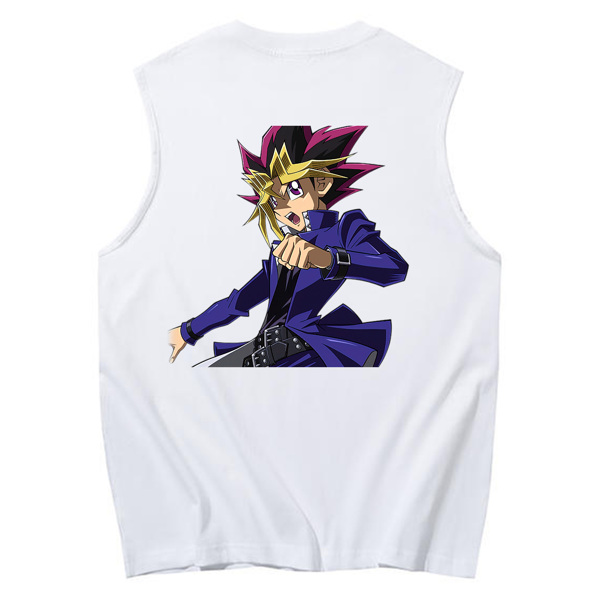 （画像用） 遊☆戯☆王 Yu-Gi-Oh! コットン100％タンクトップ（背面プリント）