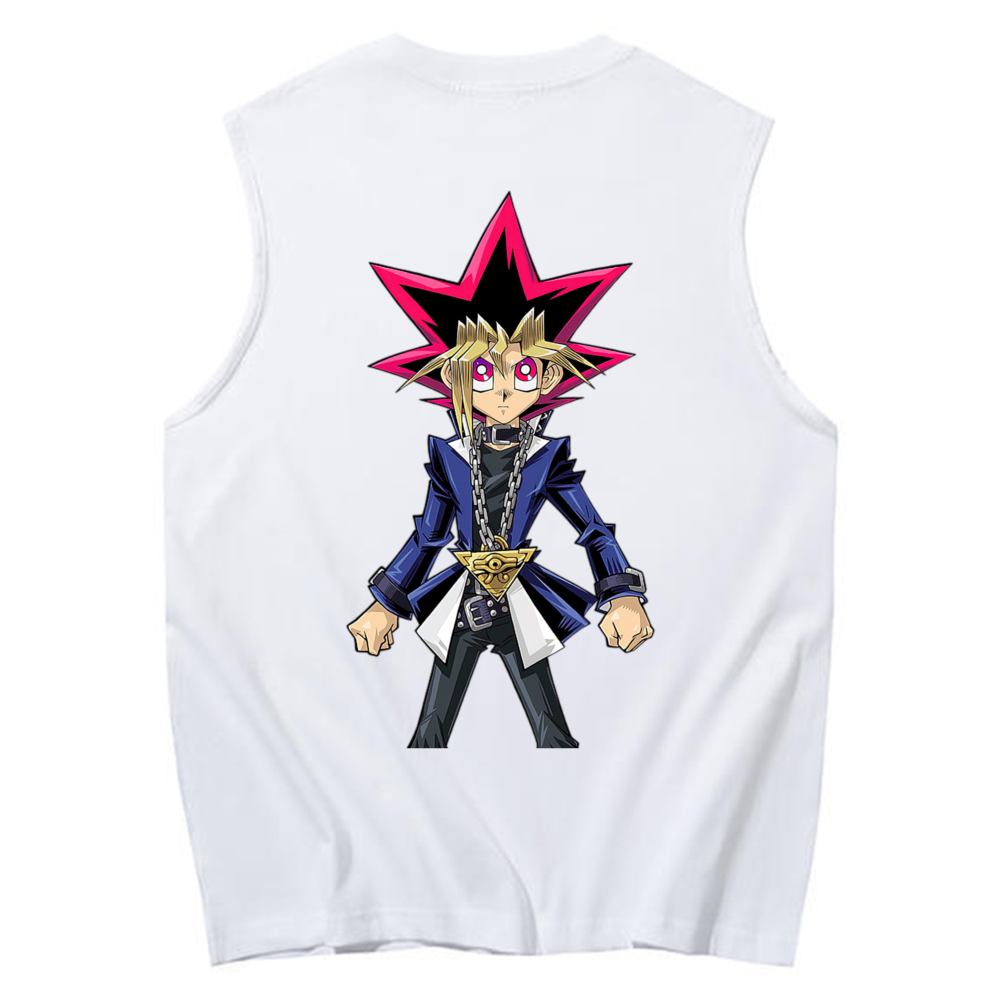 （画像用） 遊☆戯☆王 Yu-Gi-Oh! コットン100％タンクトップ（背面プリント）