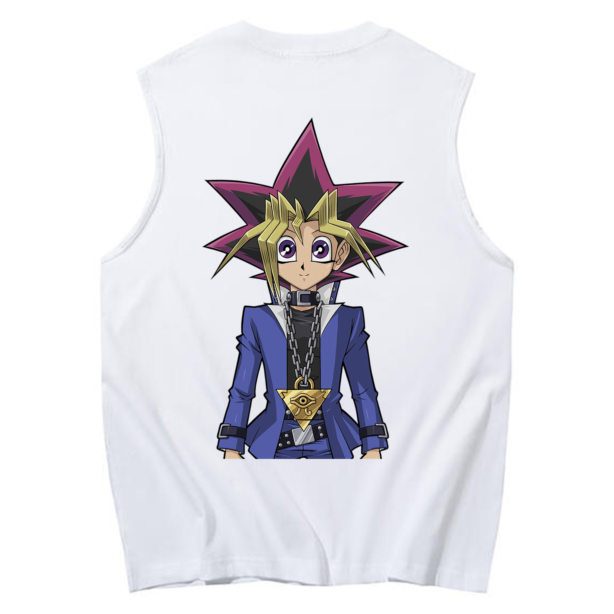（画像用） 遊☆戯☆王 Yu-Gi-Oh! コットン100％タンクトップ（背面プリント）