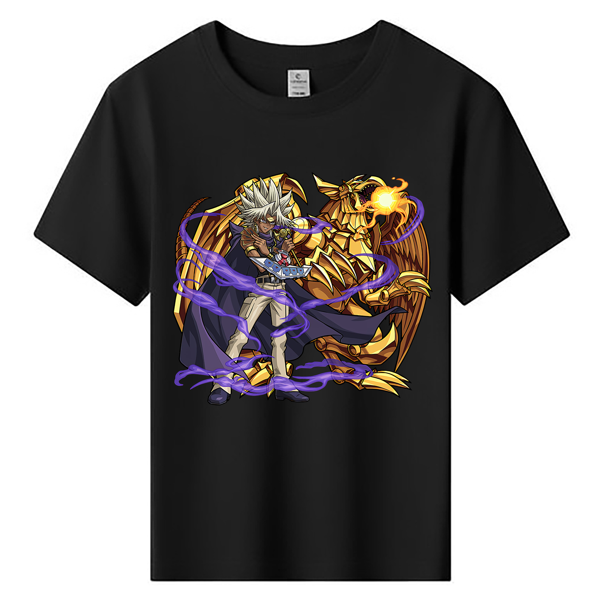 （画像用） 遊☆戯☆王 Yu-Gi-Oh! 綿100％キッズTシャツ（フロントプリント）