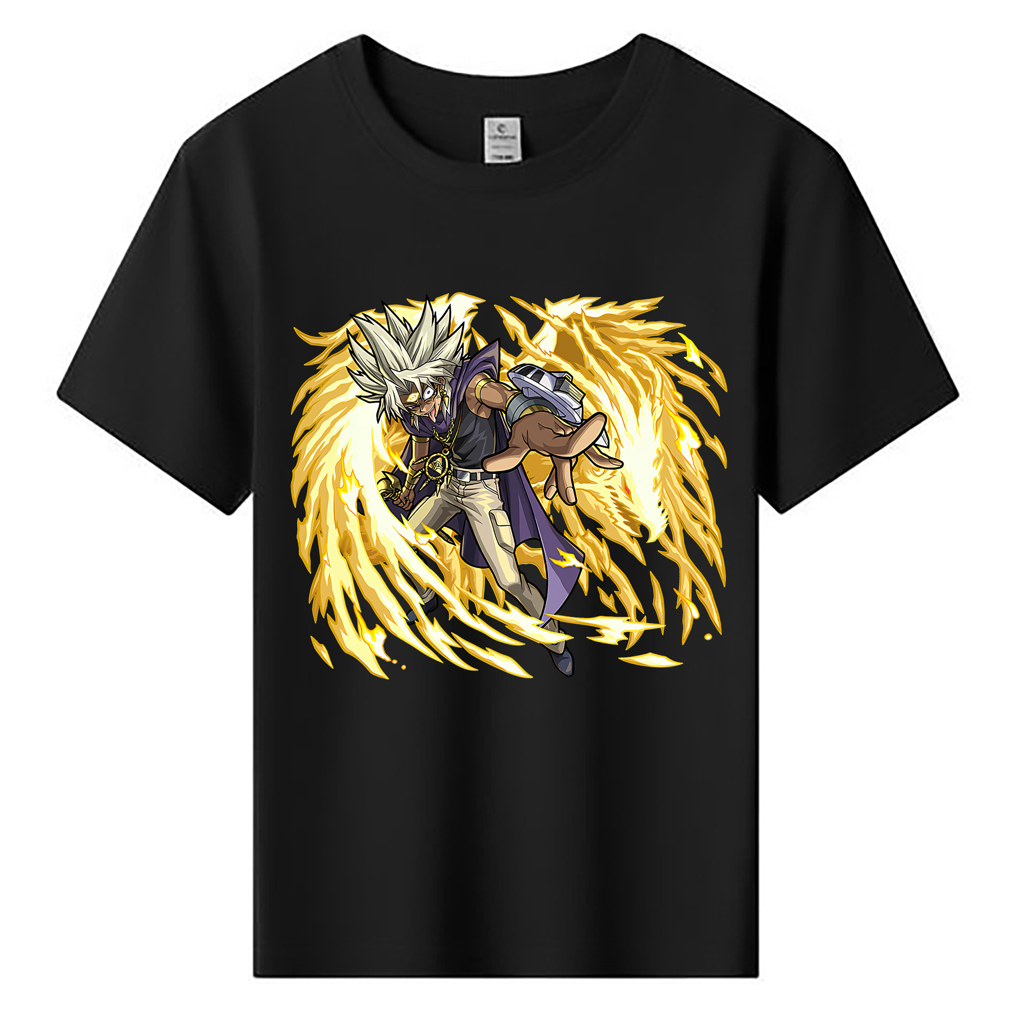 （画像用） 遊☆戯☆王 Yu-Gi-Oh! 綿100％キッズTシャツ（フロントプリント）