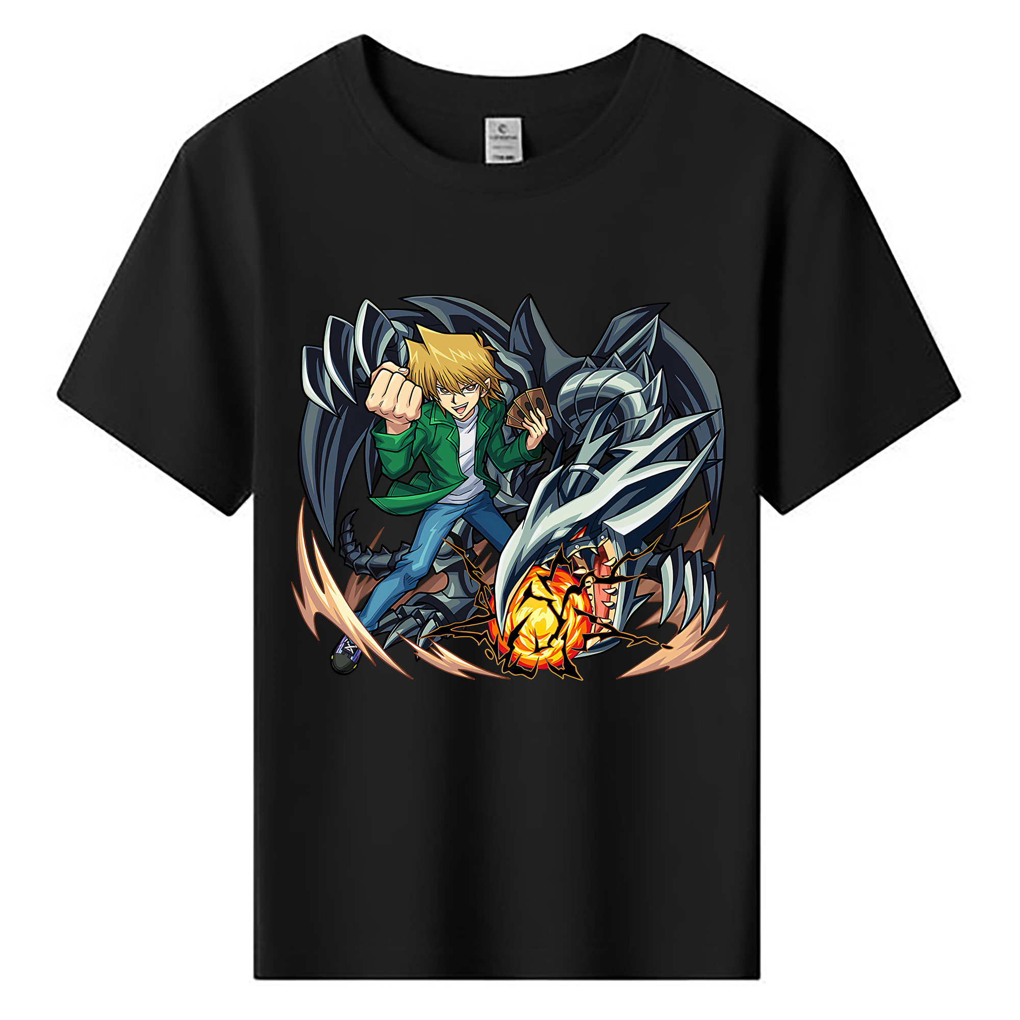 （画像用） 遊☆戯☆王 Yu-Gi-Oh! 綿100％キッズTシャツ（フロントプリント）