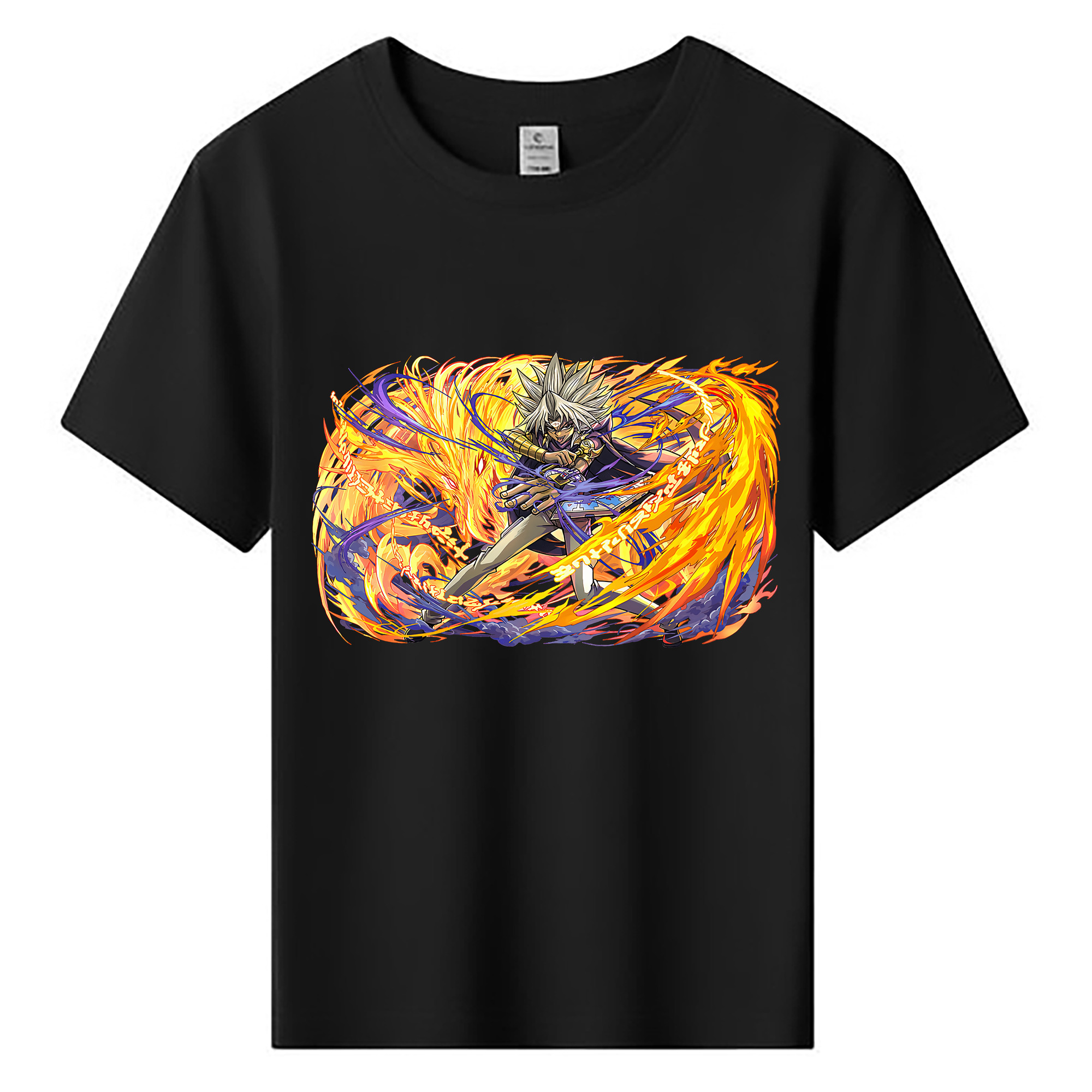 （画像用） 遊☆戯☆王 Yu-Gi-Oh! 綿100％キッズTシャツ（フロントプリント）