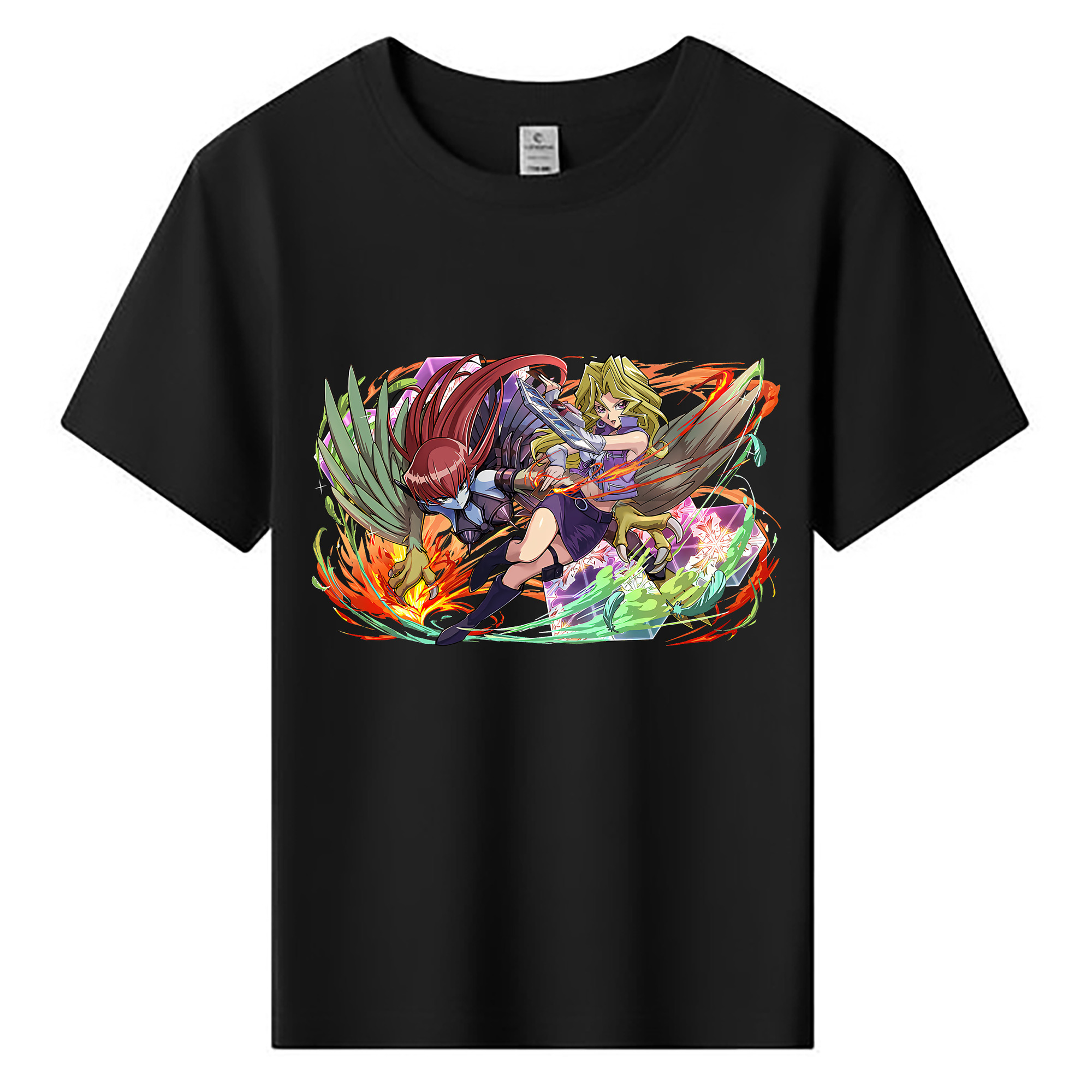 （画像用） 遊☆戯☆王 Yu-Gi-Oh! 綿100％キッズTシャツ（フロントプリント）