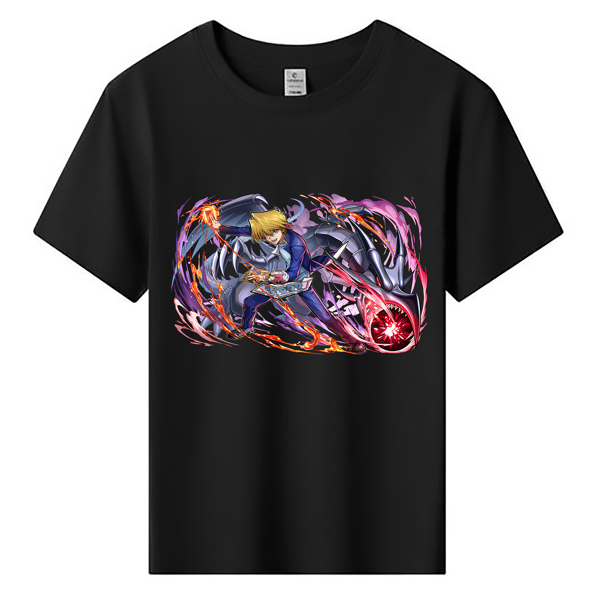 （画像用） 遊☆戯☆王 Yu-Gi-Oh! 綿100％キッズTシャツ（フロントプリント）