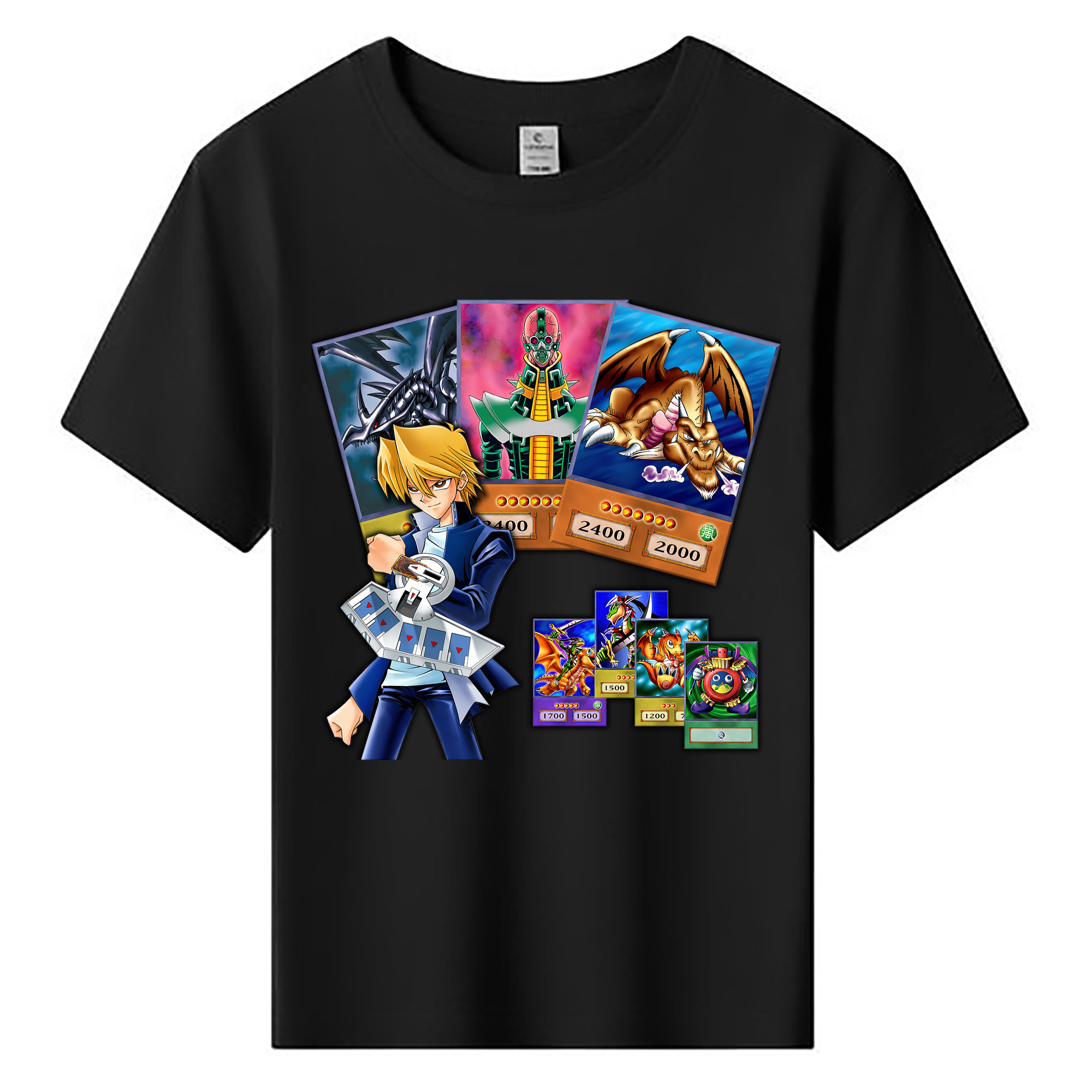 （画像用） 遊☆戯☆王 Yu-Gi-Oh! 綿100％キッズTシャツ（フロントプリント）
